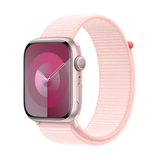 Apple Watch 45mm Light Sport Loop Wristband Front_Three_Fourths_Angled_Left