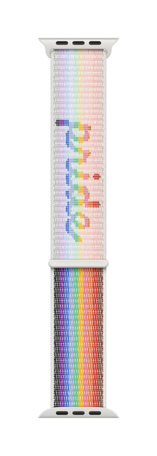 Apple Watch 45mm Pride Edition Sport Loop Wristband Front_Flat