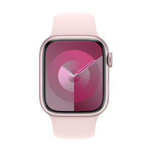 Apple Watch Series 9 (GPS) 41mm Pink Aluminium Case with Pink Sport Band