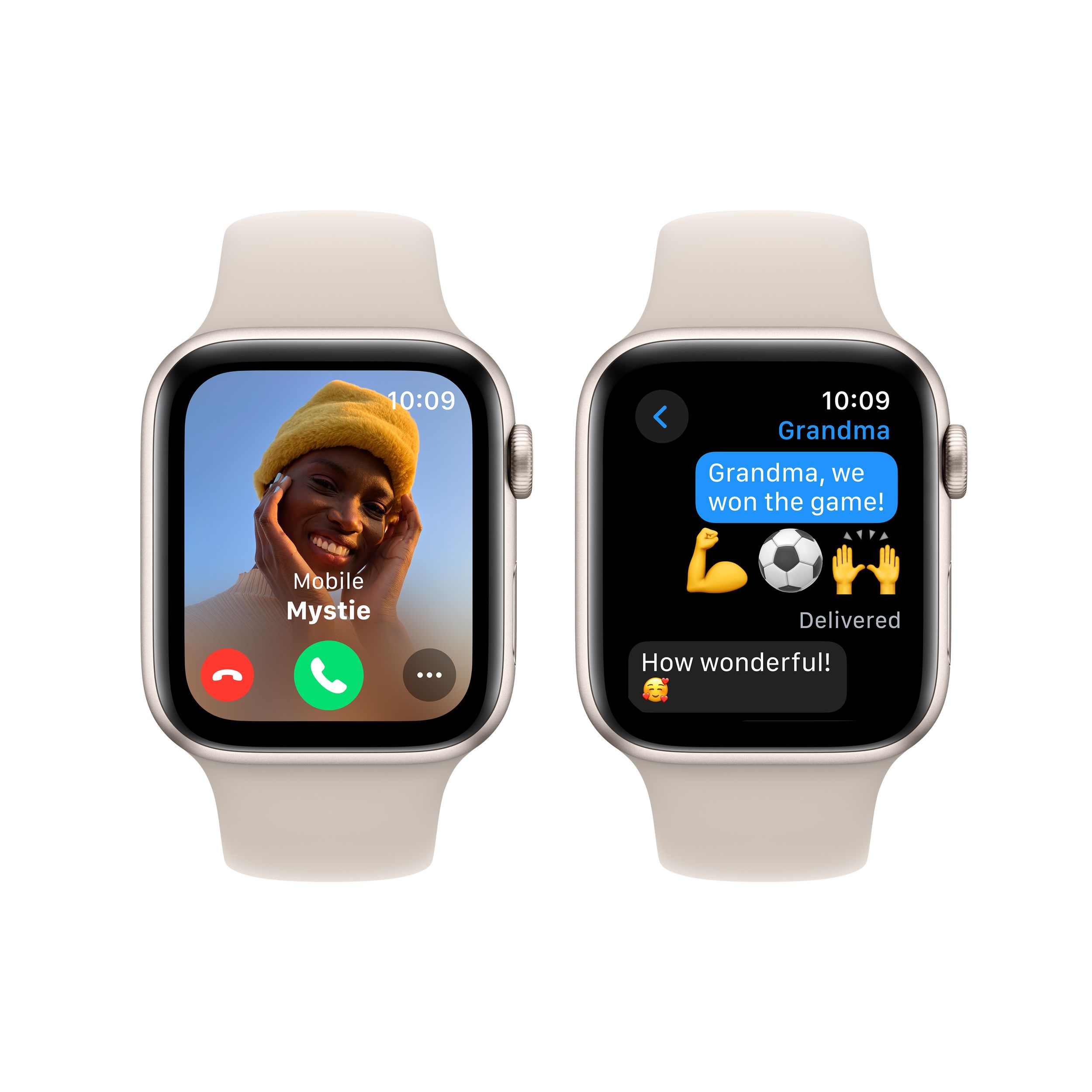 Apple Watch SE (GPS) 44 mm M/L Front_Flat