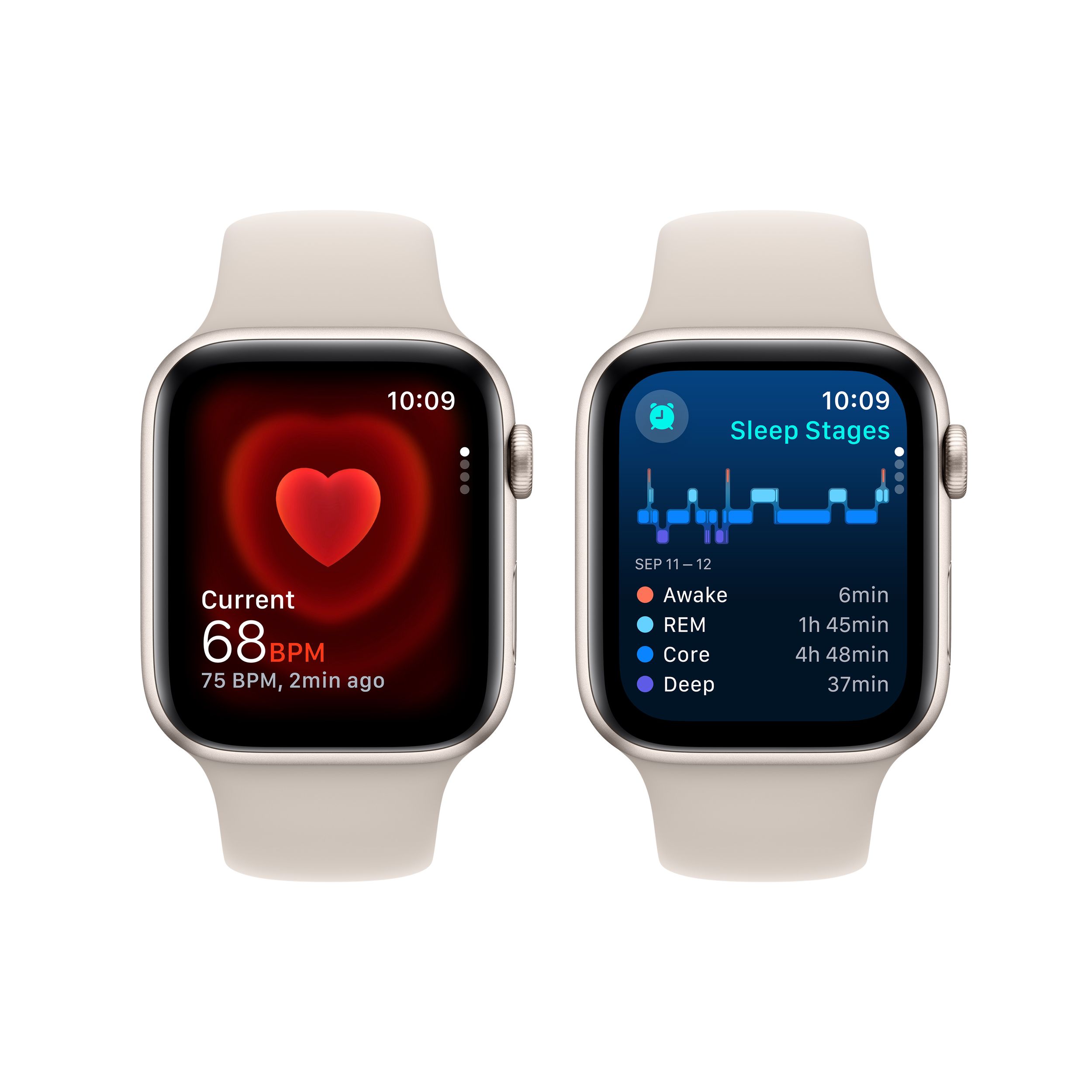 Apple Watch SE (GPS) 44 mm M/L Front_Flat