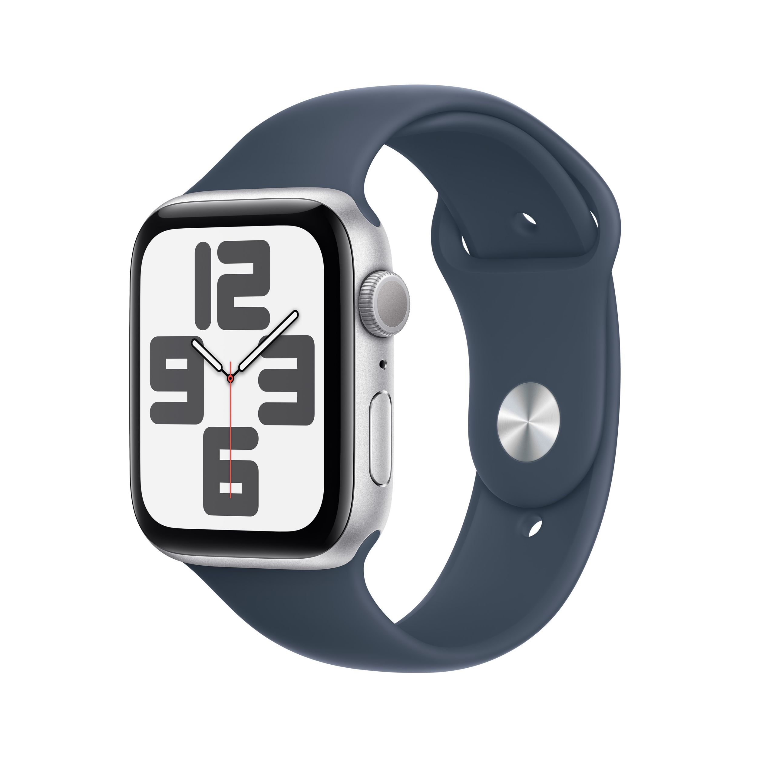 Apple Watch SE (GPS) 44 mm M/L Front_Three_Fourths_Angled_Left