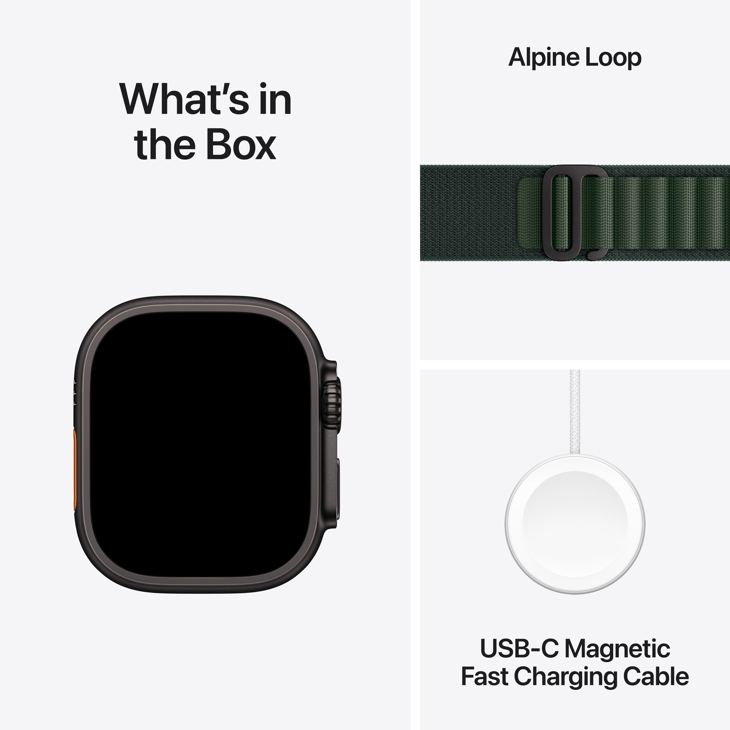 Apple Watch Ultra 2 (GPS+LTE) with Alpine Loop - M/L CloseUp