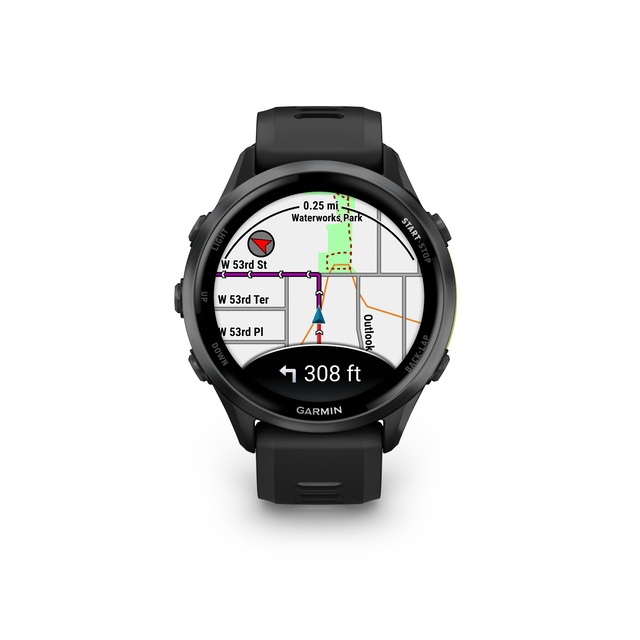 Garmin Forerunner 970 Smartwatch Front_Flat