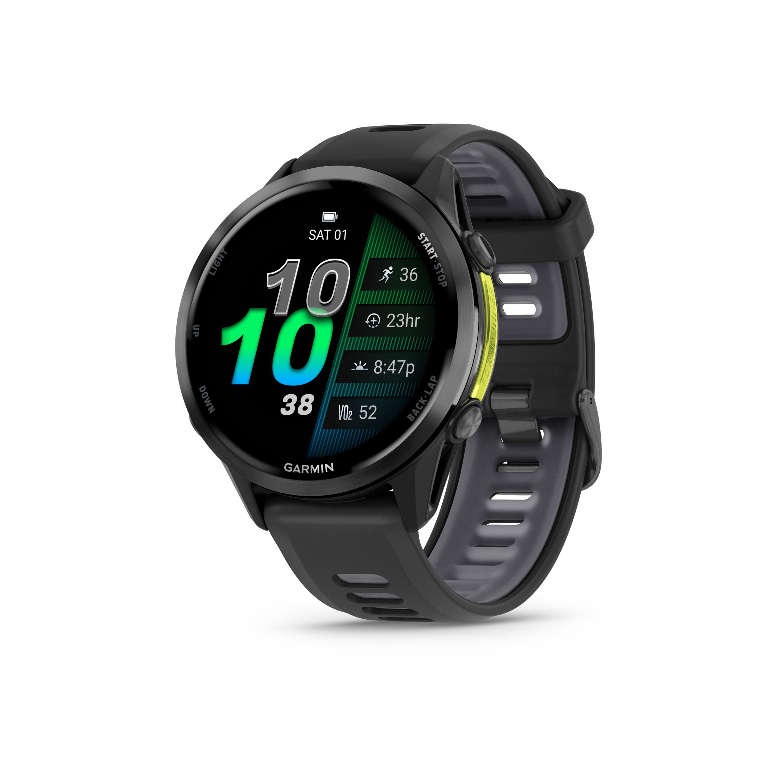 Garmin Forerunner 970 Smartwatch Front_Angled_Left