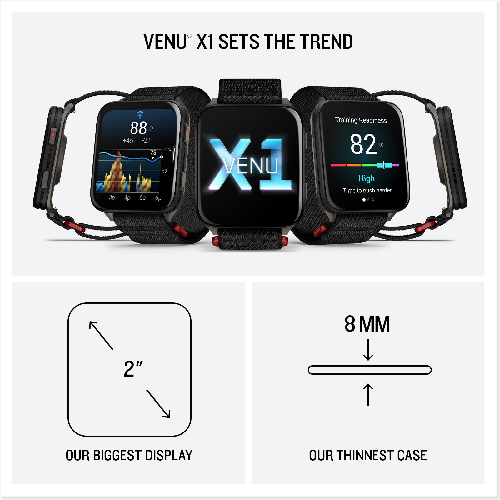 Garmin Venu X1 Fitness Smartwatch Composite_or_Mixed