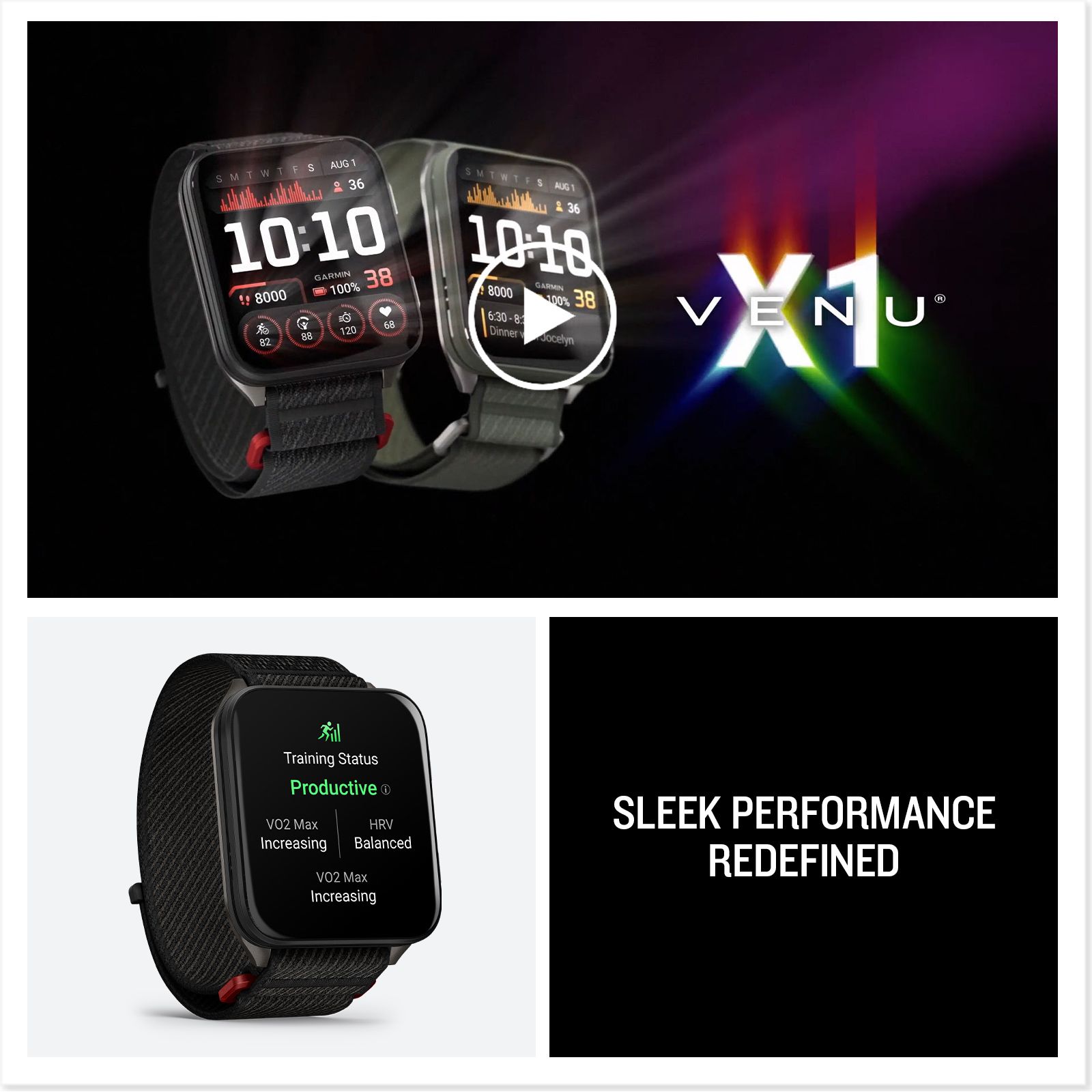 Garmin Venu X1 Fitness Smartwatch Composite_or_Mixed