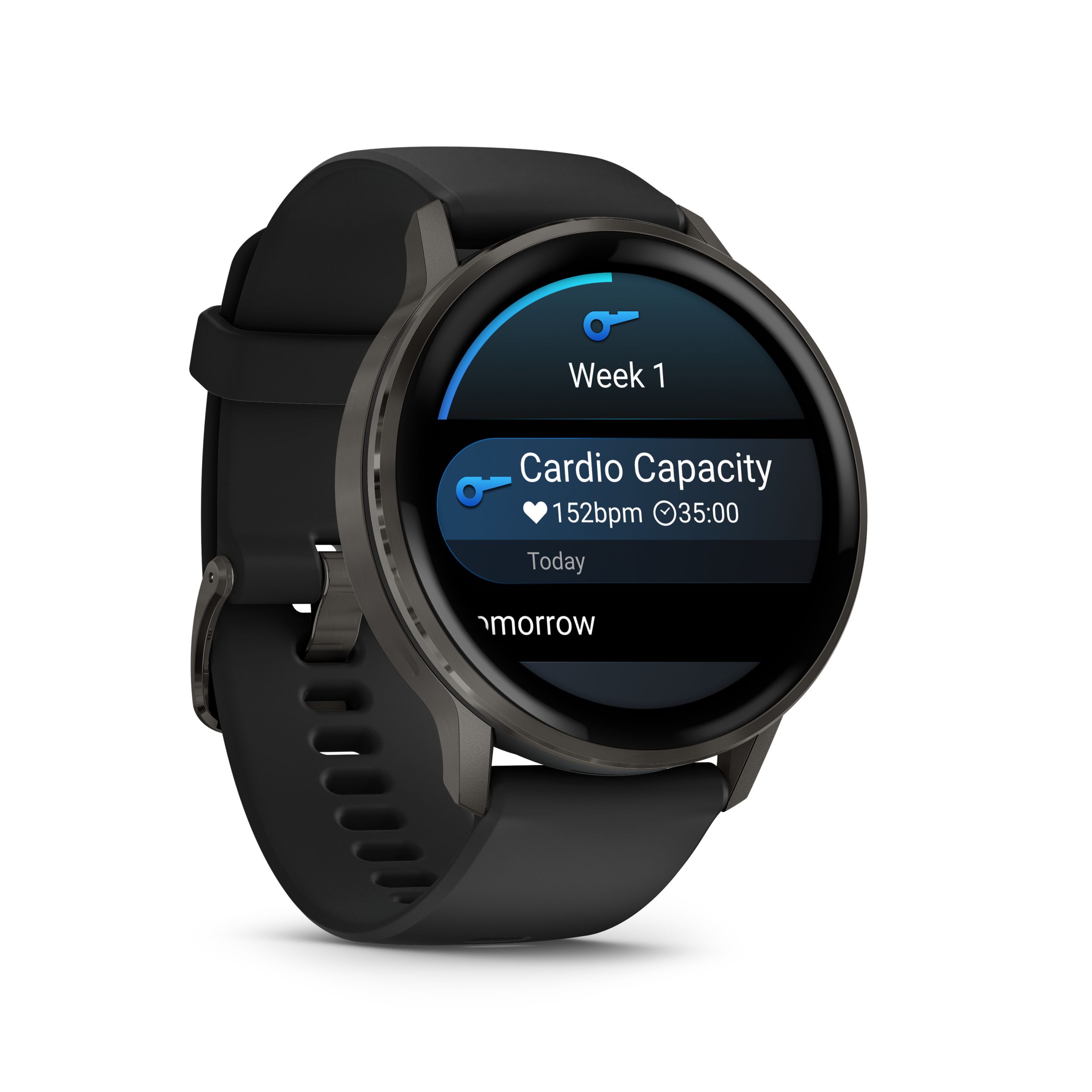 Garmin Venu 4 45 Mm Fitness Watch with Sleep and Stress Monitoring Front_Angled_Right