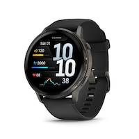 Garmin Venu 4 45 Mm Fitness Watch with Sleep and Stress Monitoring Front_Angled_Left