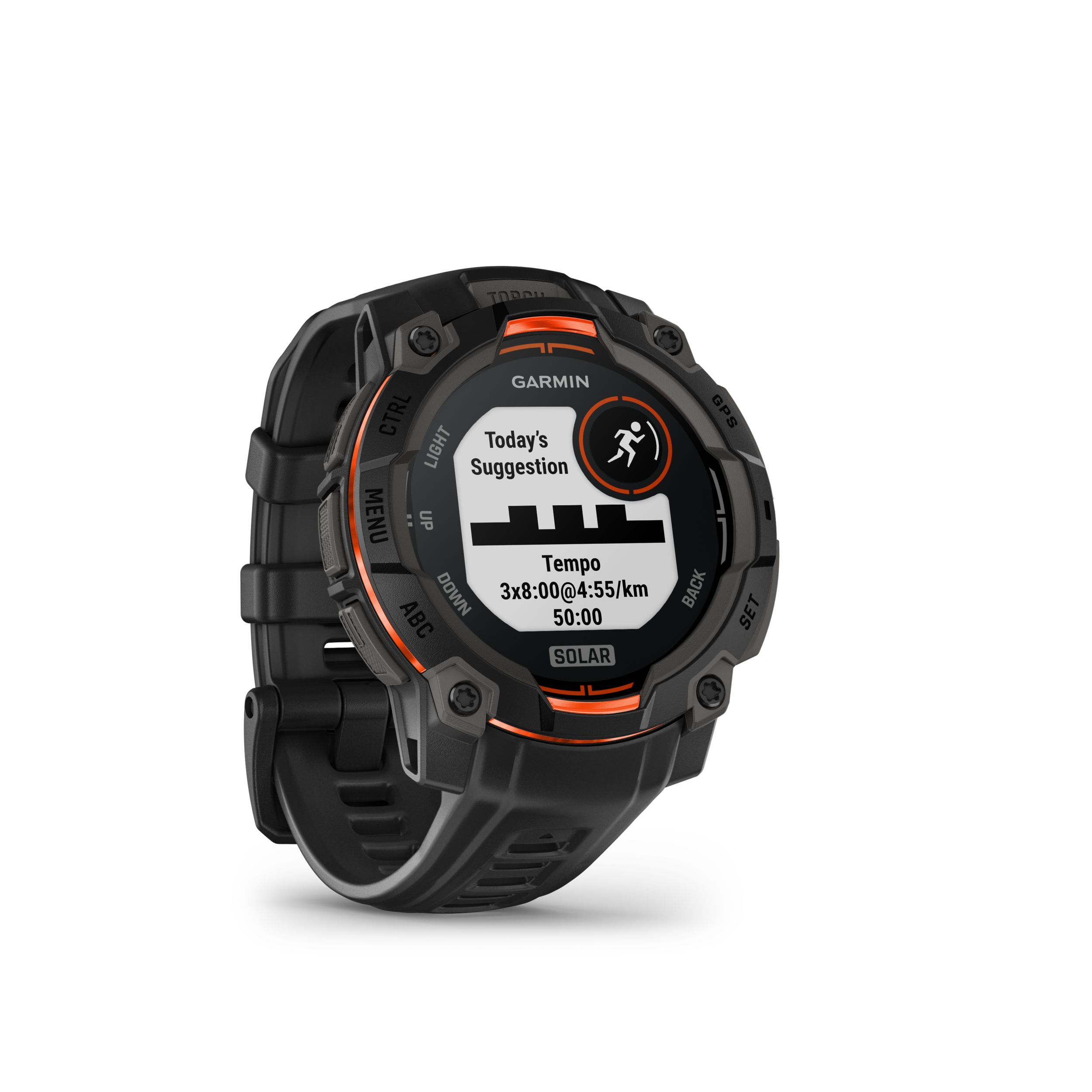 Garmin Instinct® 3 45Mm Fitness Watch Front_Angled_Right