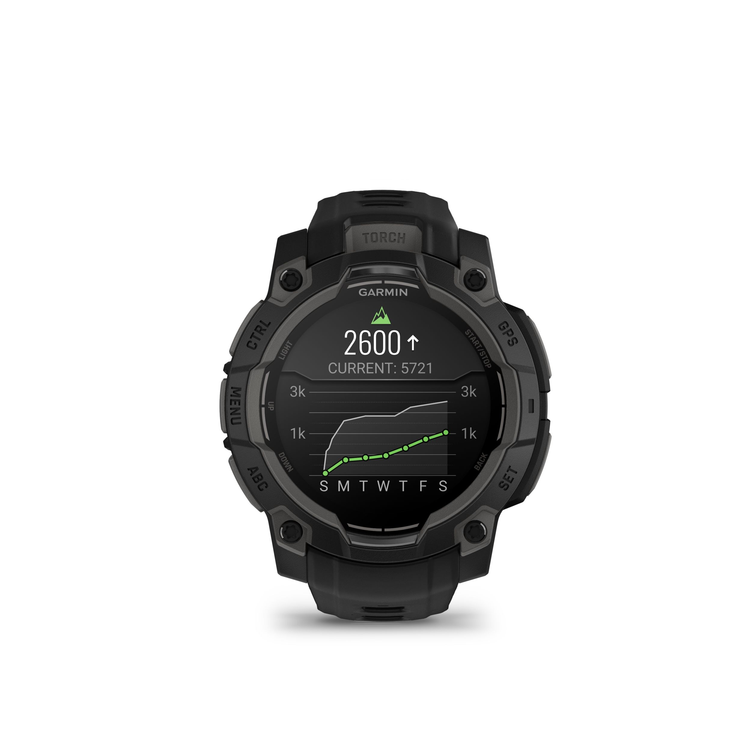 Garmin Instinct® 3 45Mm Fitness Watch Front_Flat
