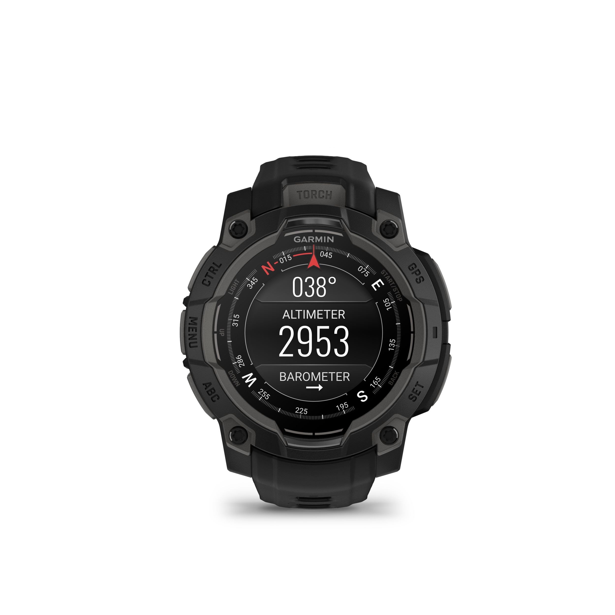 Garmin Instinct® 3 45Mm Fitness Watch Front_Flat