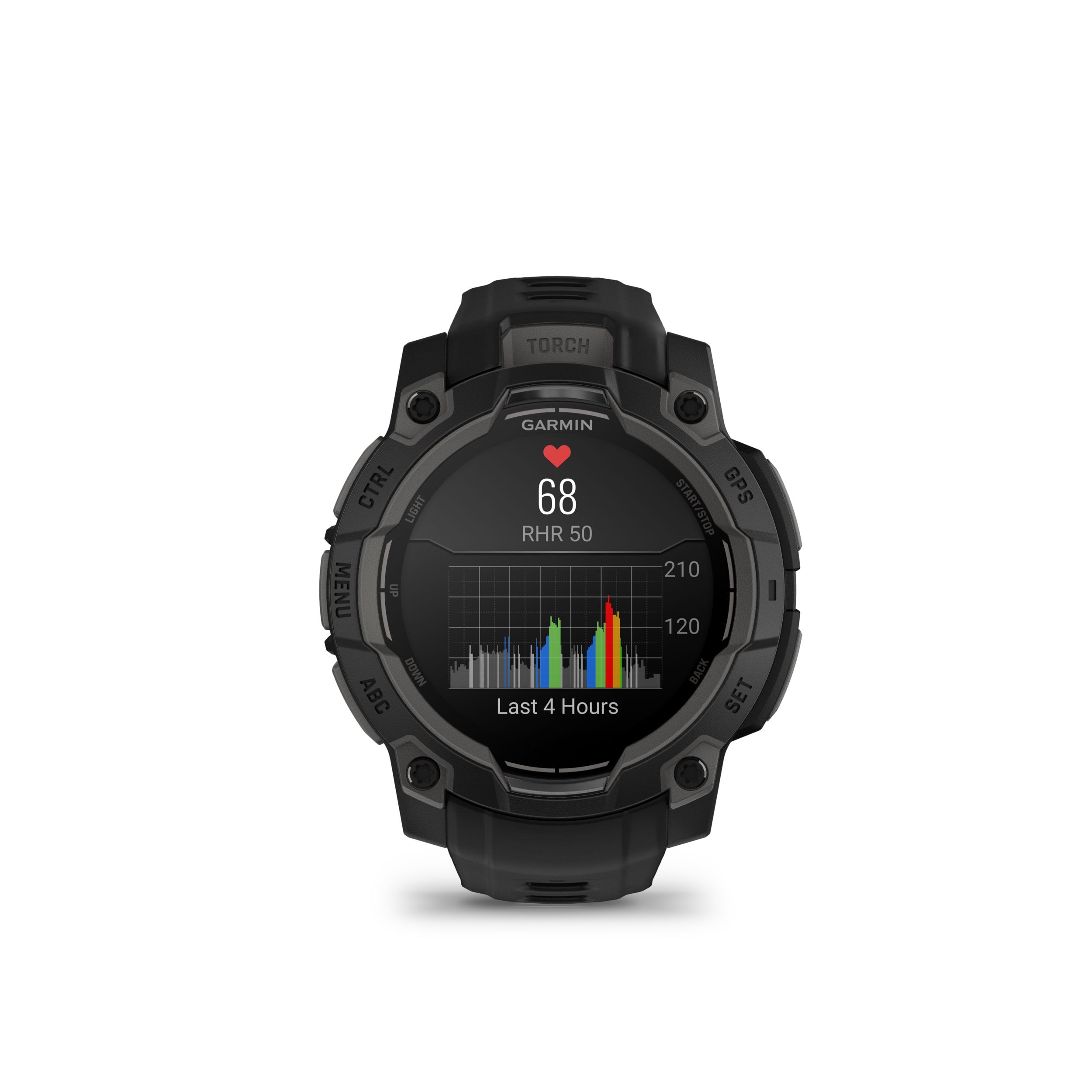 Garmin Instinct® 3 45Mm Fitness Watch Front_Flat