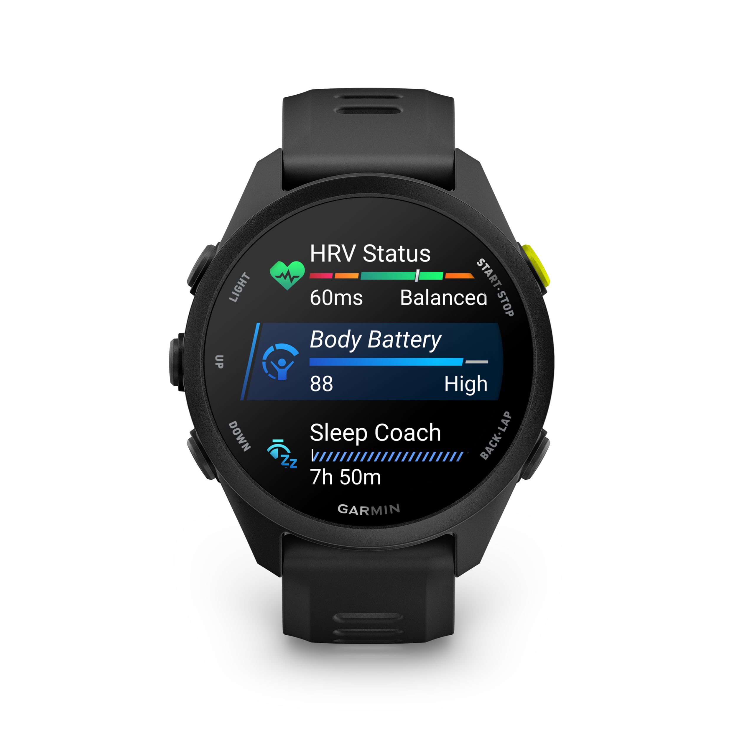 Garmin Forerunner® 70 Fitness Watch Front_Flat