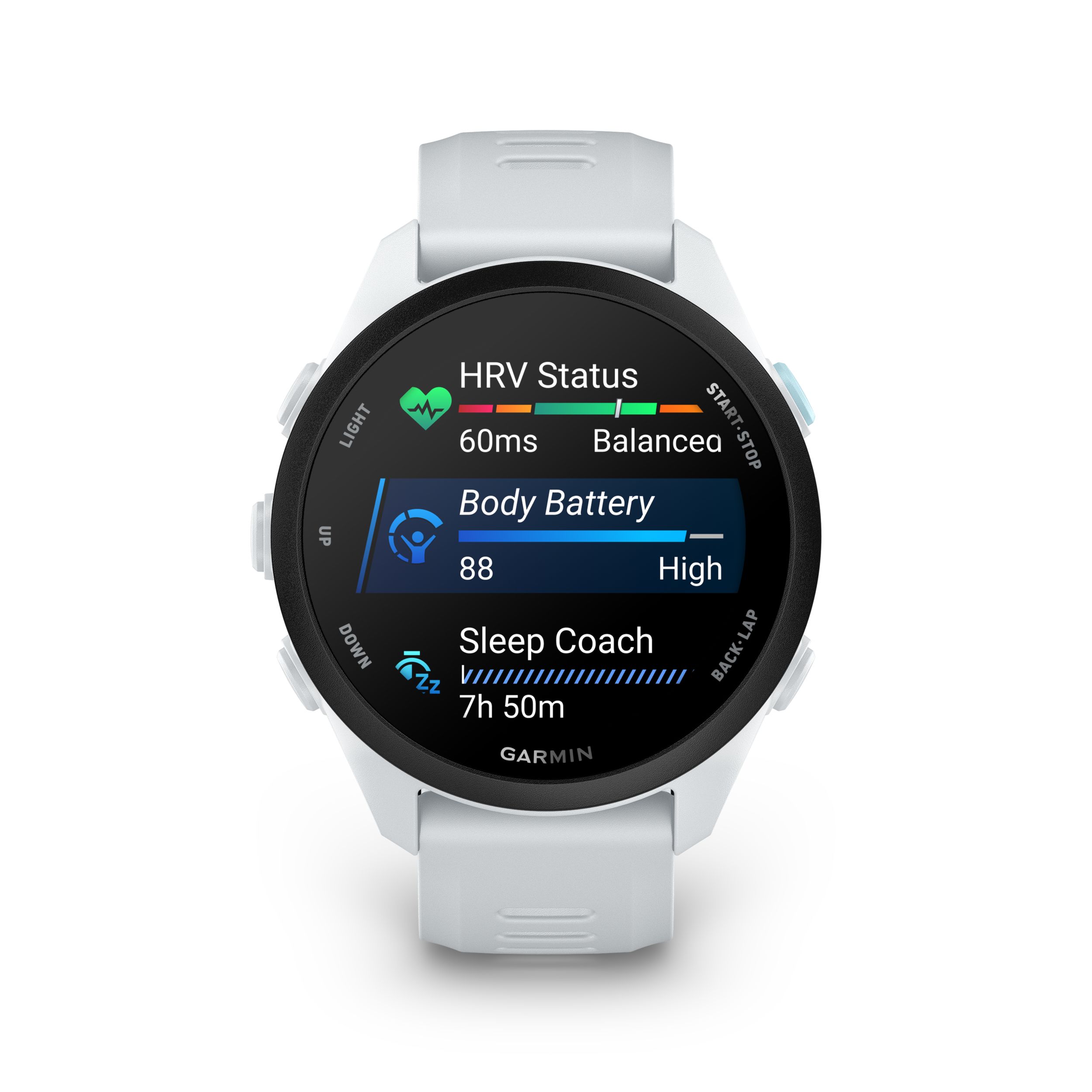 Garmin Forerunner® 70 Fitness Watch Front_Flat