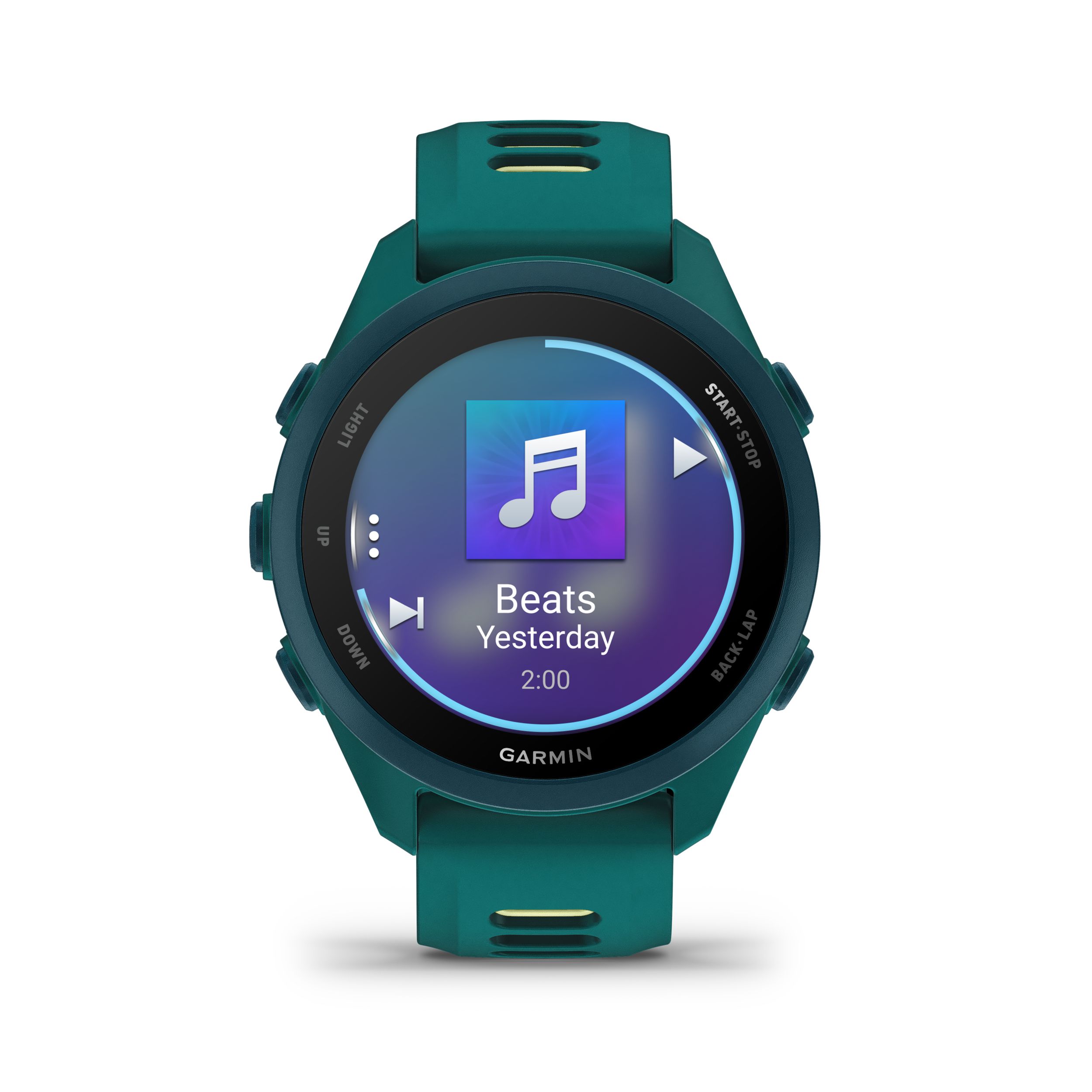 Garmin Forerunner® 170 Music Fitness Watch Front_Flat