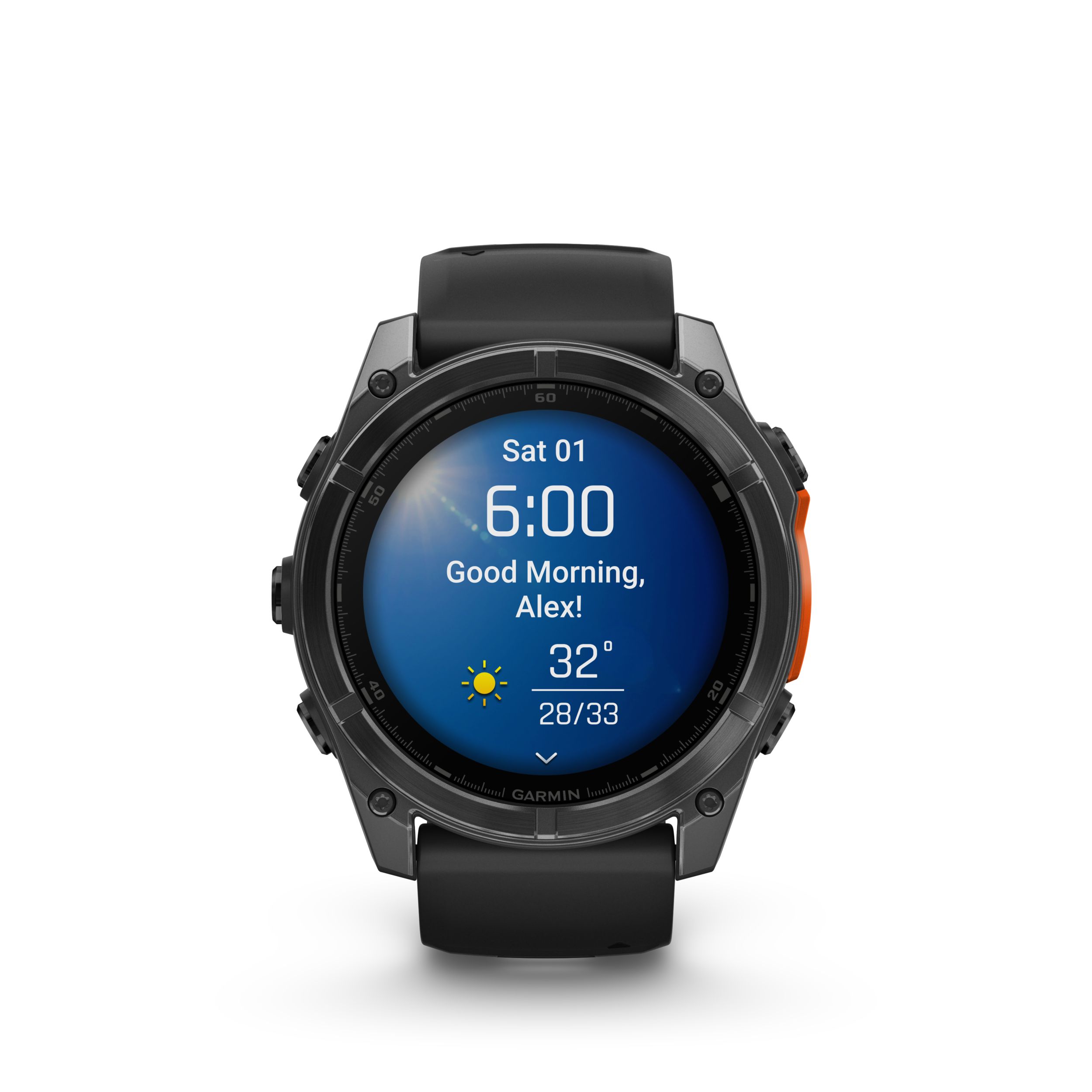 Garmin Fenix® 8  51 mm Fitness Watch Front_Flat