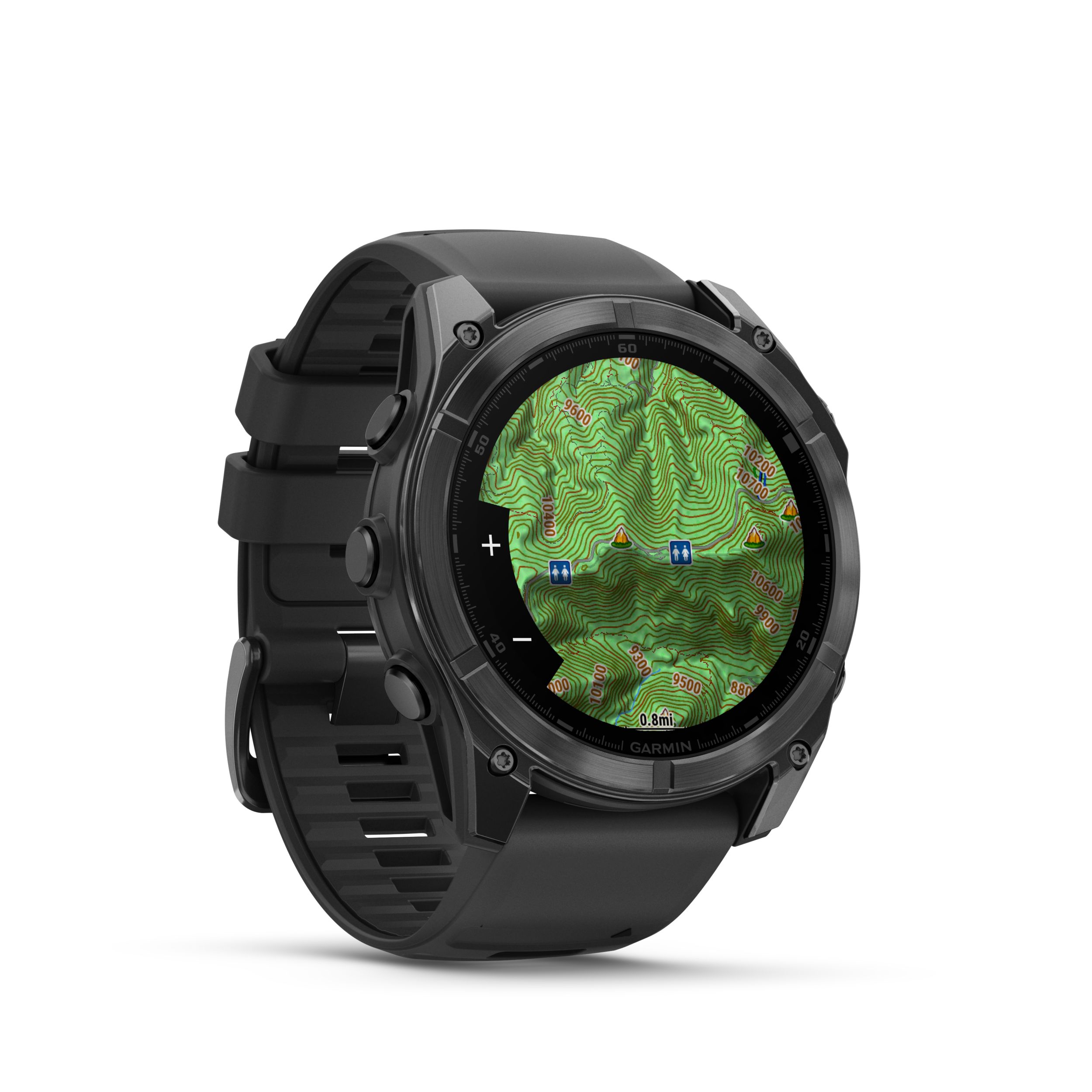 Garmin Fenix® 8  51 mm Fitness Watch Front_Angled_Right