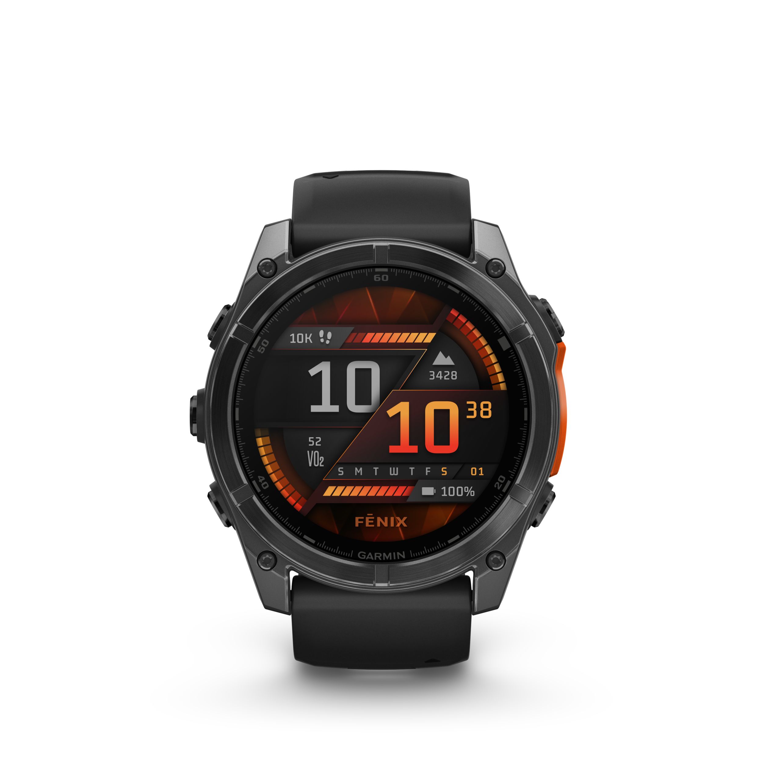 Garmin Fenix® 8  51 mm Fitness Watch Front_Flat