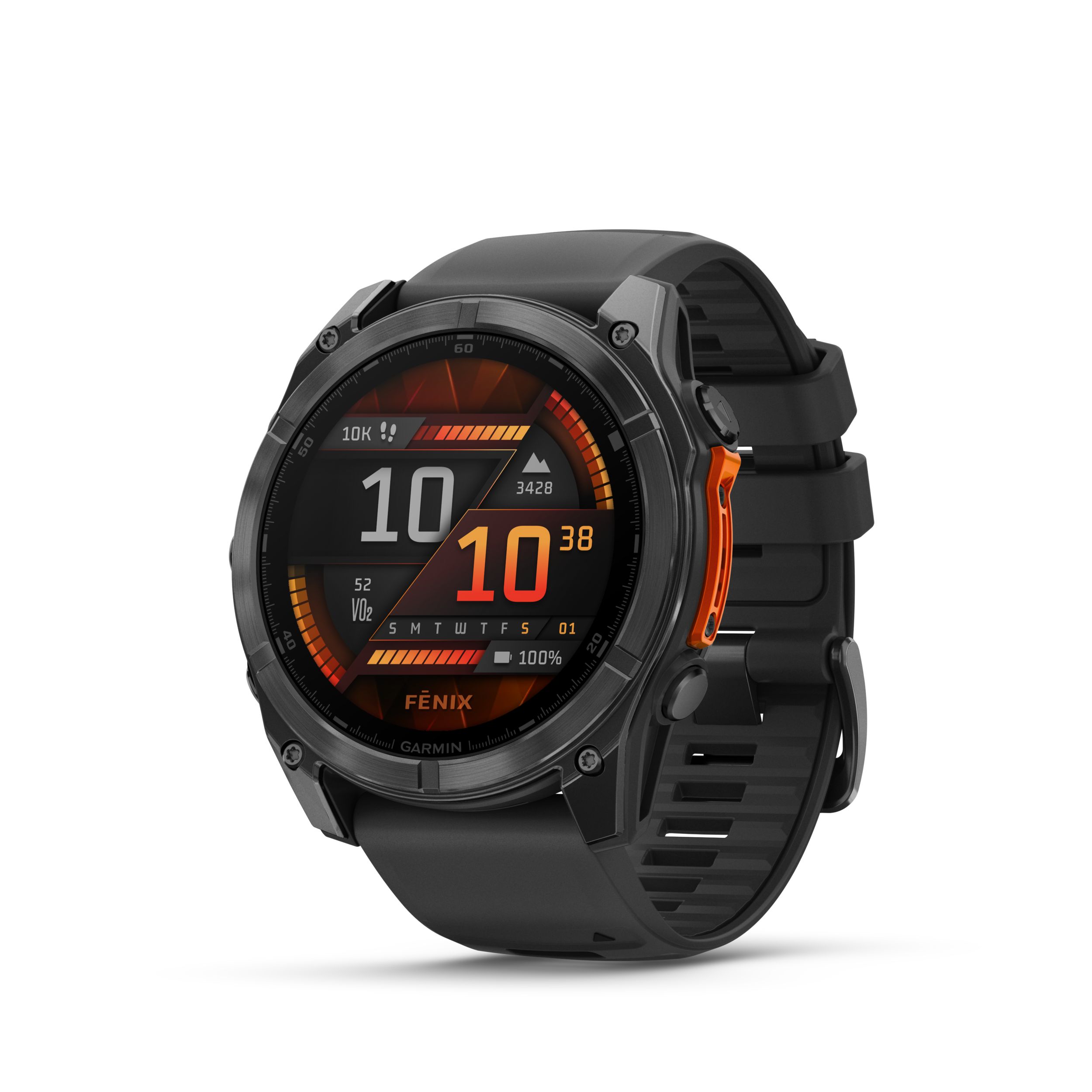 Garmin Fenix® 8  51 mm Fitness Watch Front_Angled_Left