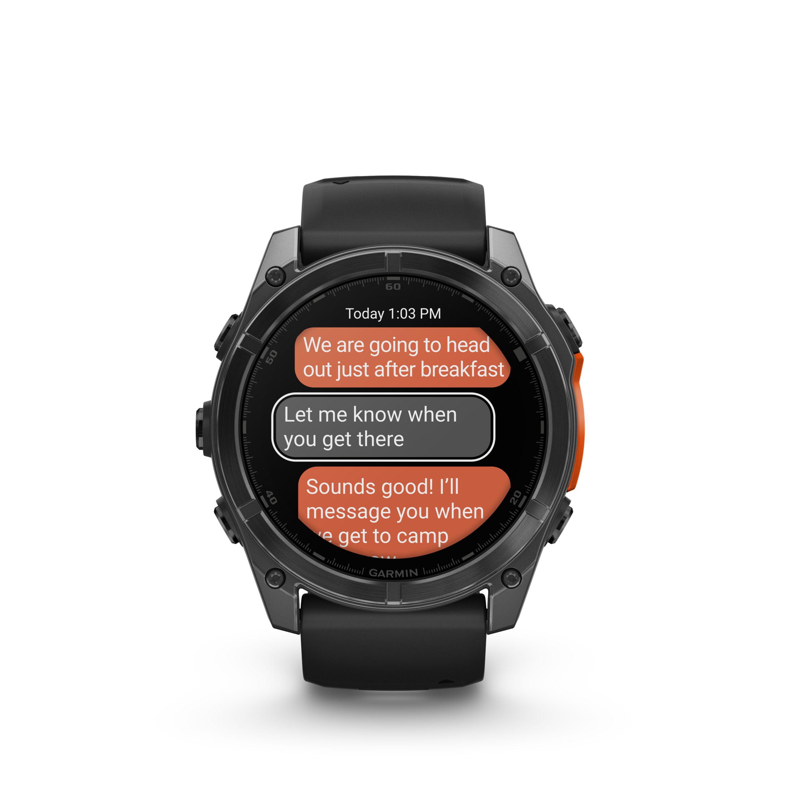 Garmin Fenix® 8  51 mm Fitness Watch Front_Flat