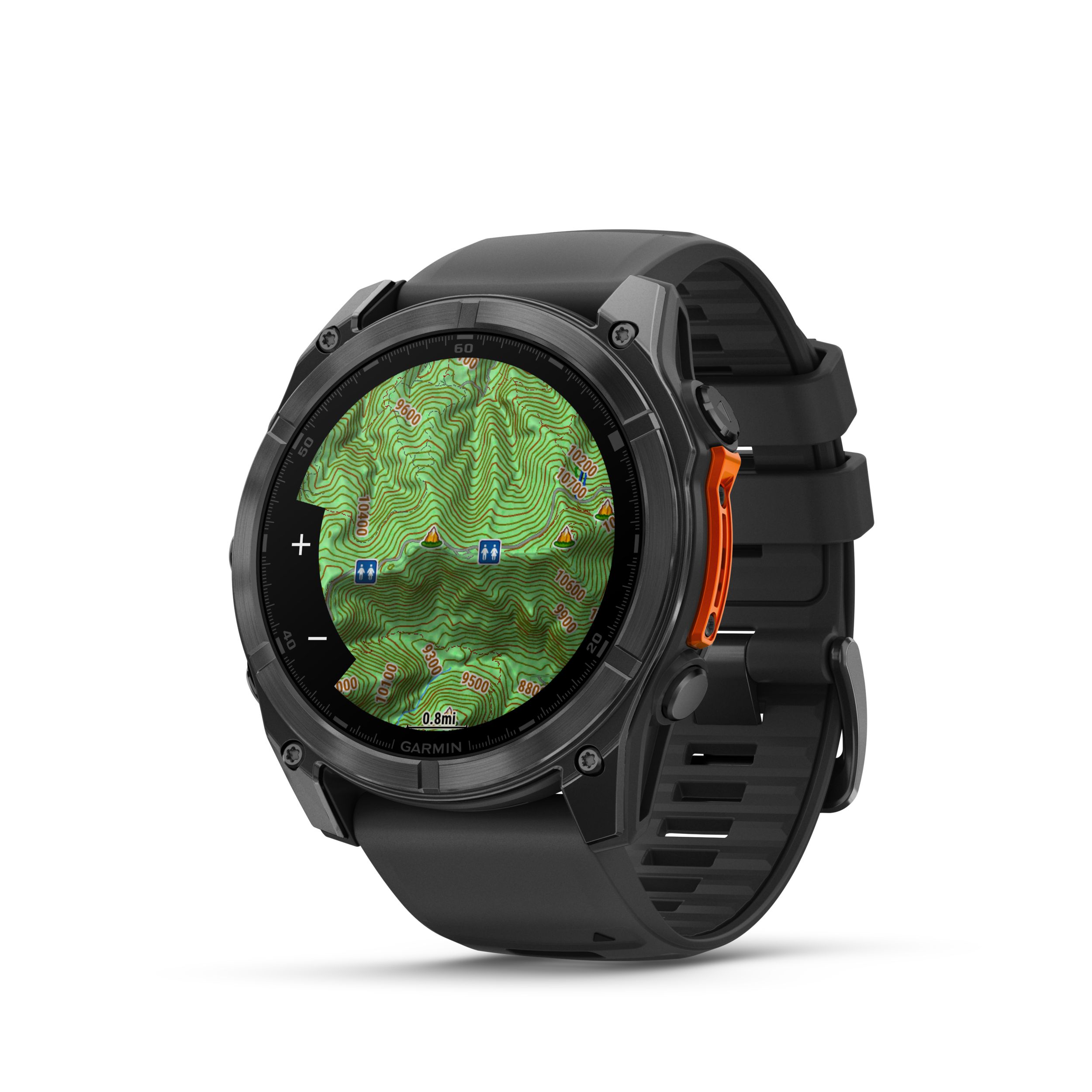 Garmin Fenix® 8  51 mm Fitness Watch Front_Angled_Left