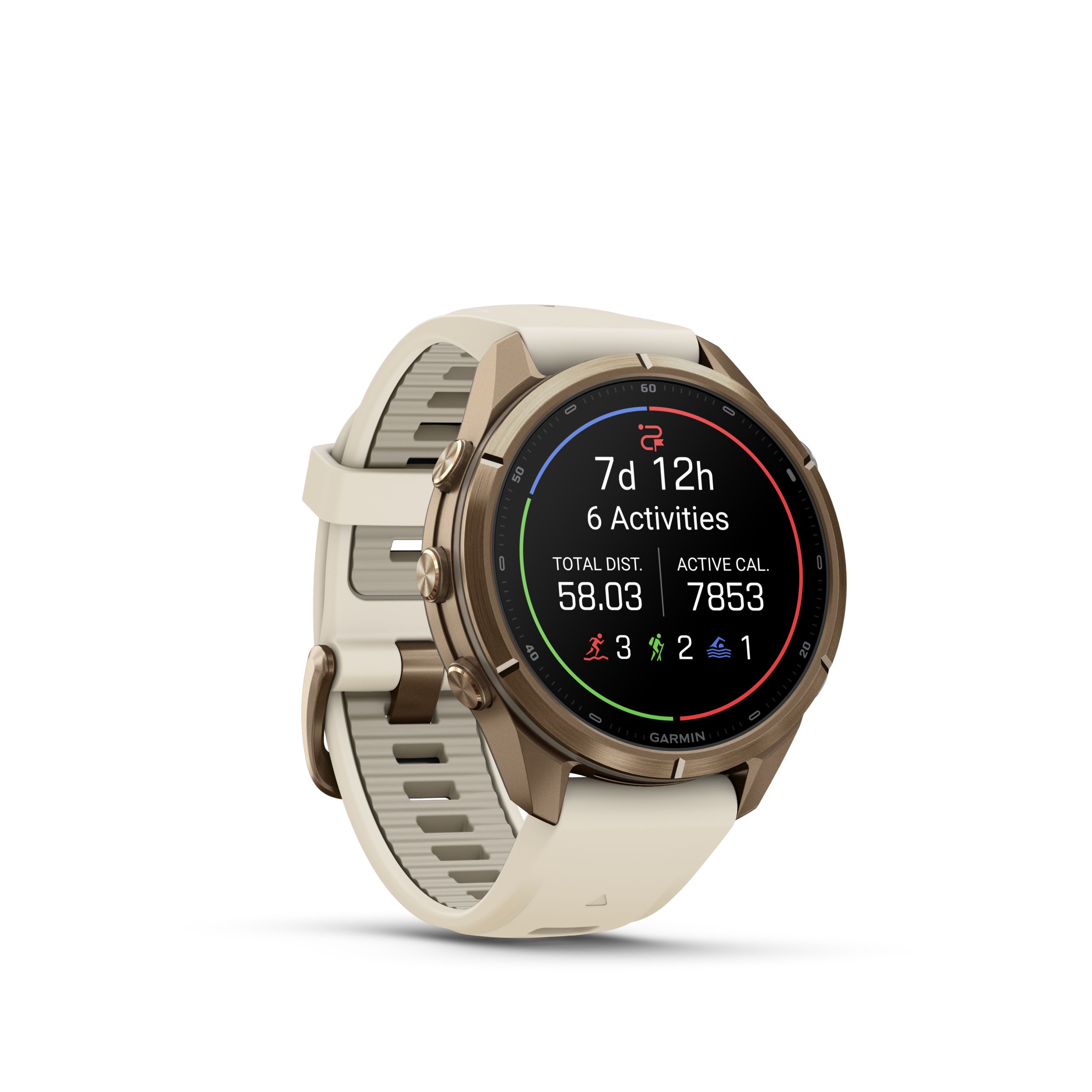 Garmin Fenix® 9 Pro 43 mm Fitness Watch Front_Angled_Right