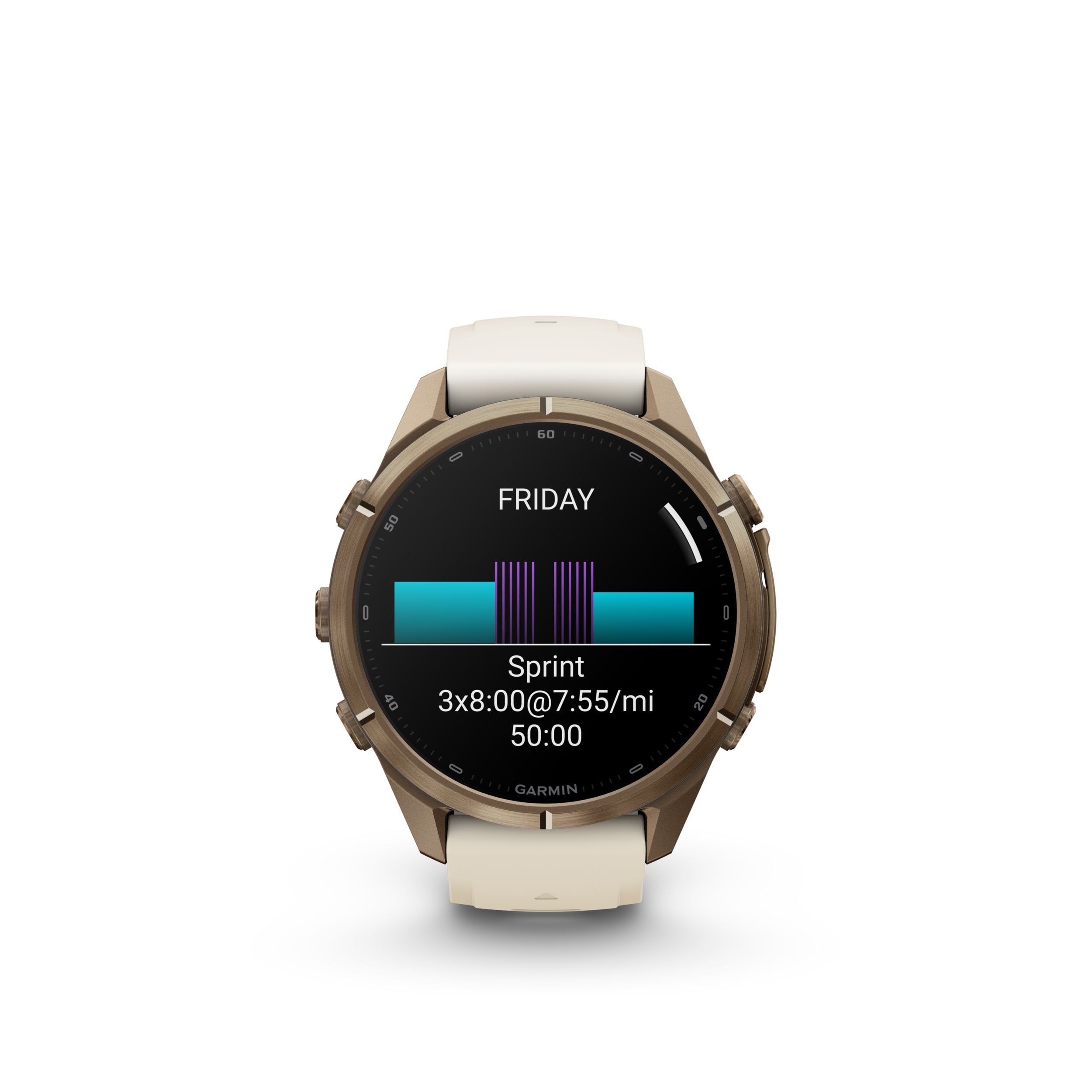 Garmin Fenix® 9 Pro 43 mm Fitness Watch Front_Flat