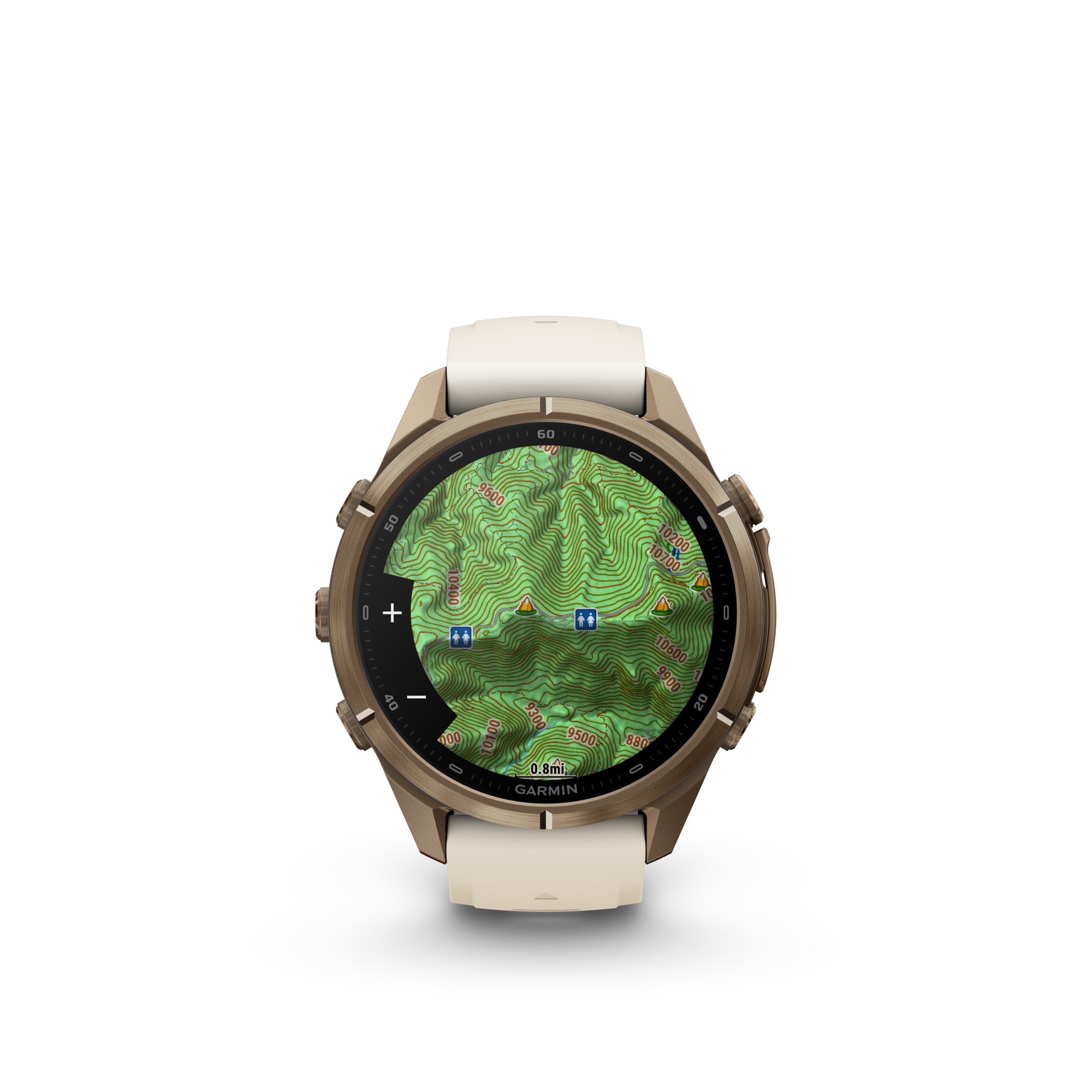 Garmin Fenix® 9 Pro 43 mm Fitness Watch Front_Flat