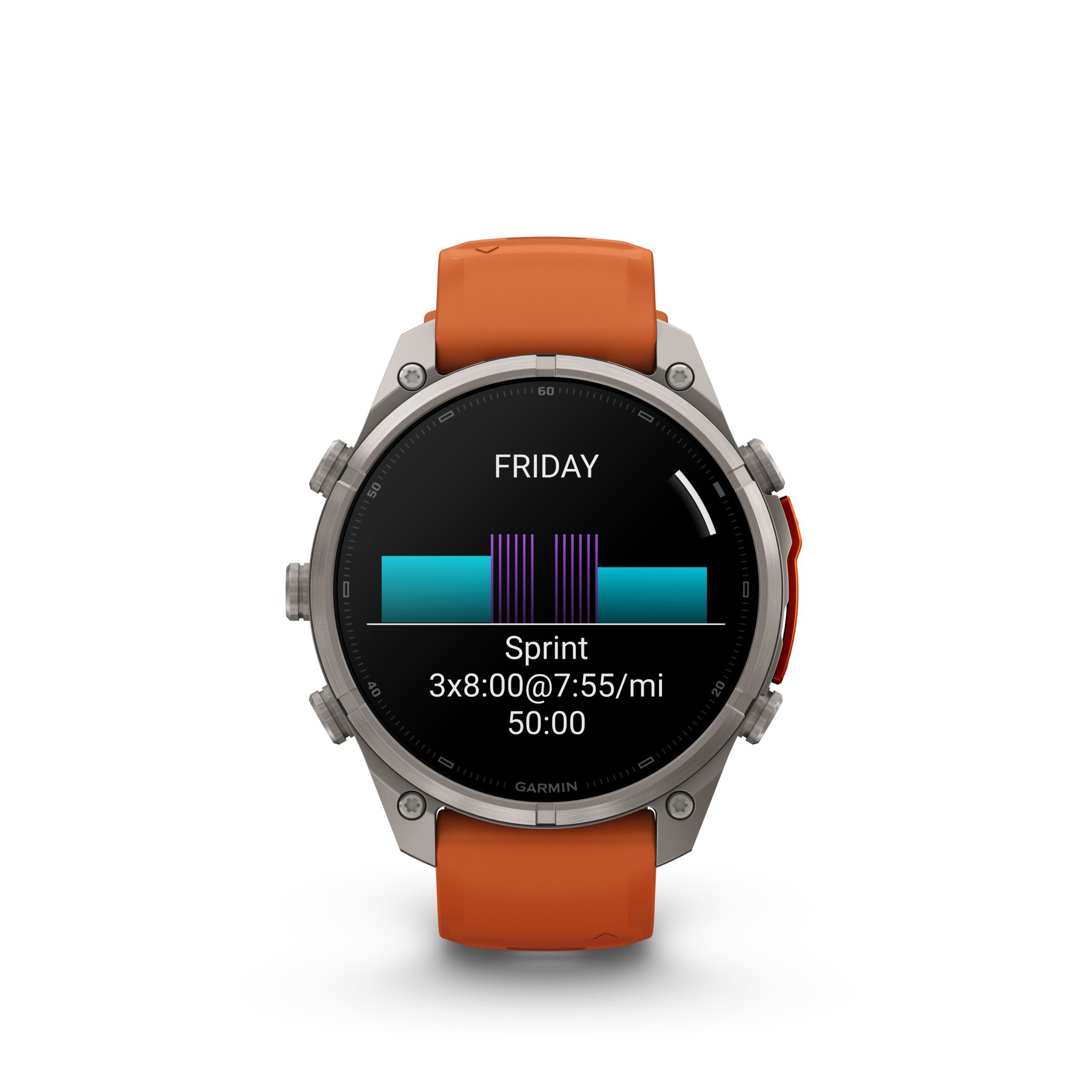 Garmin Fenix® 9 Pro 47 mm Fitness Watch Front_Flat