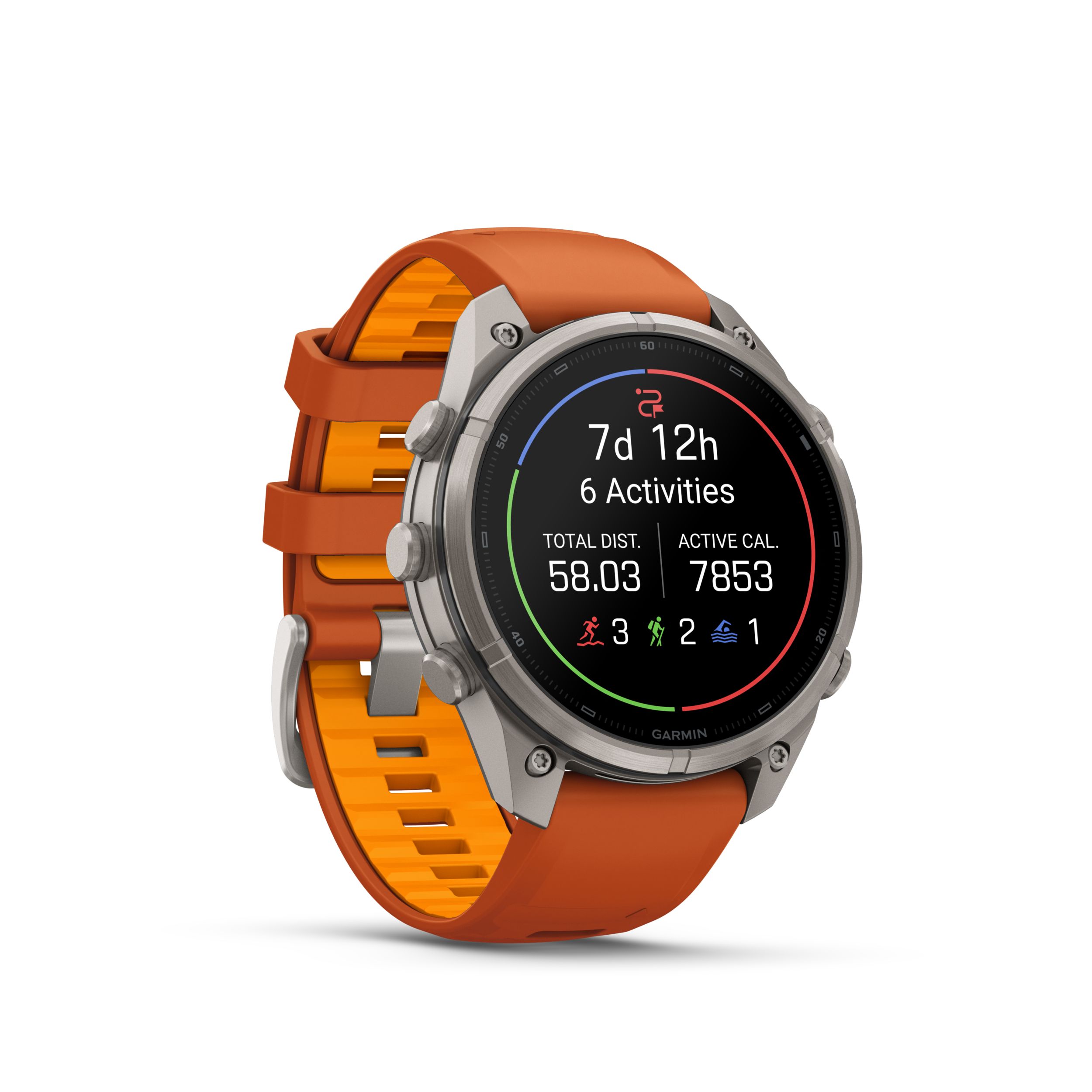 Garmin Fenix® 9 Pro 47 mm Fitness Watch Front_Angled_Right