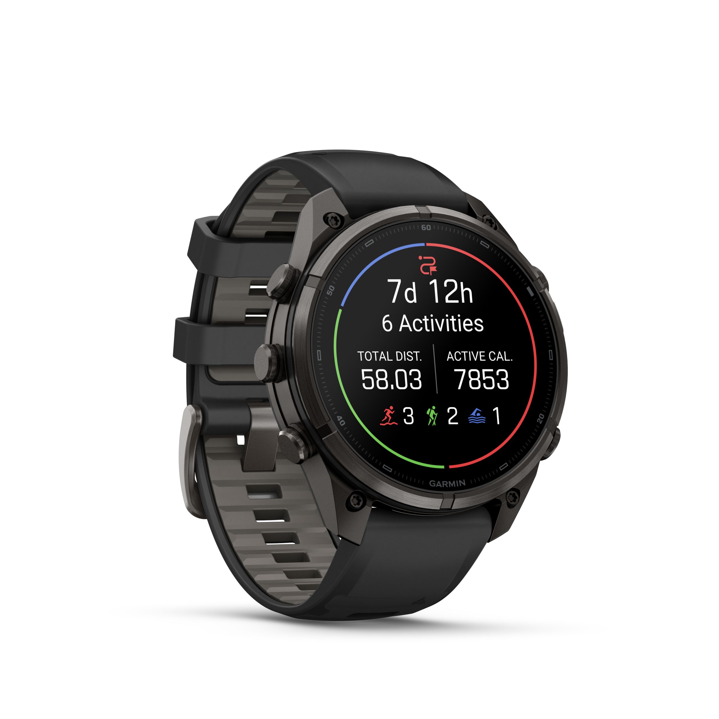 Garmin Fenix® 9 Pro 47 mm Fitness Watch Front_Angled_Right