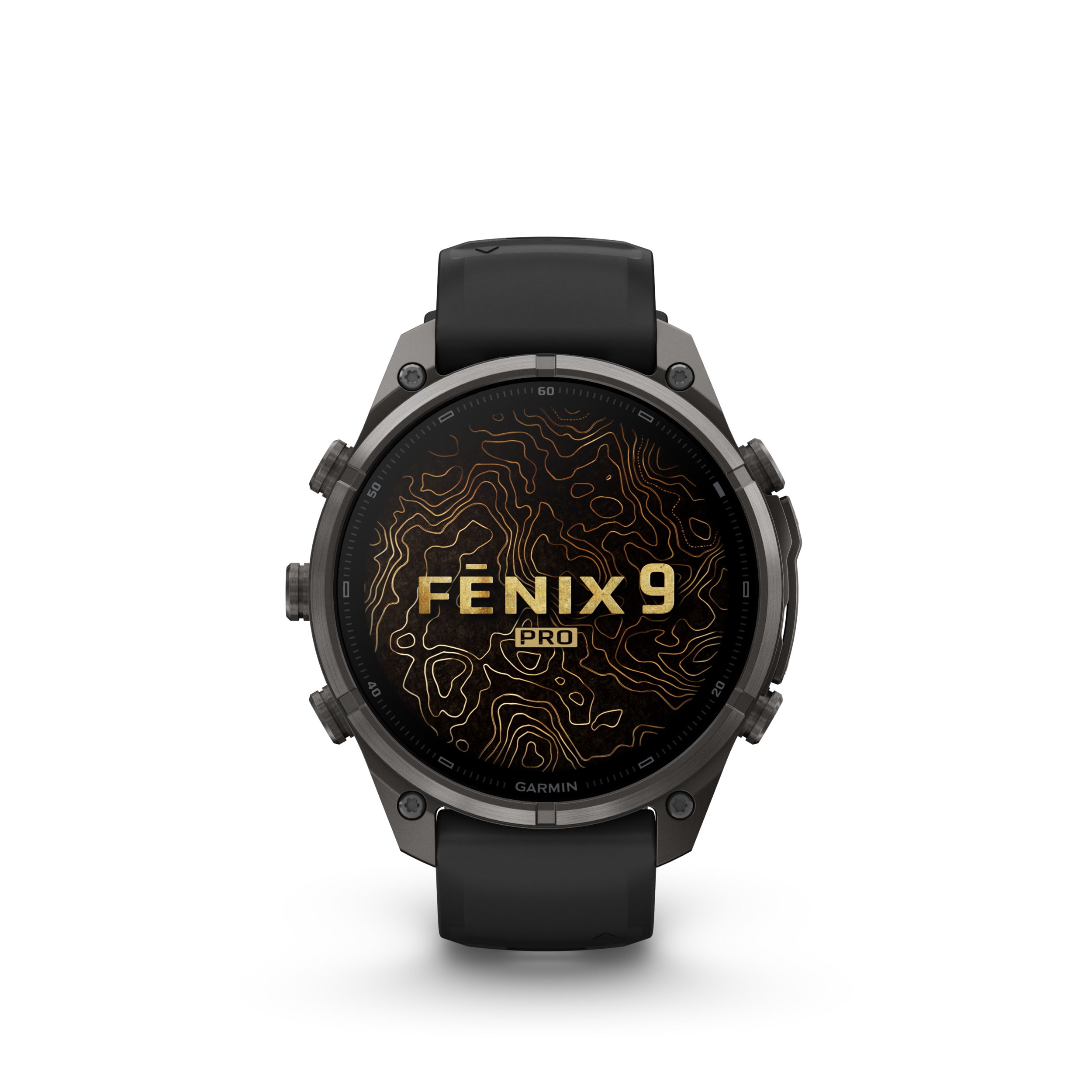 Garmin Fenix® 9 Pro 47 mm Fitness Watch Front_Flat