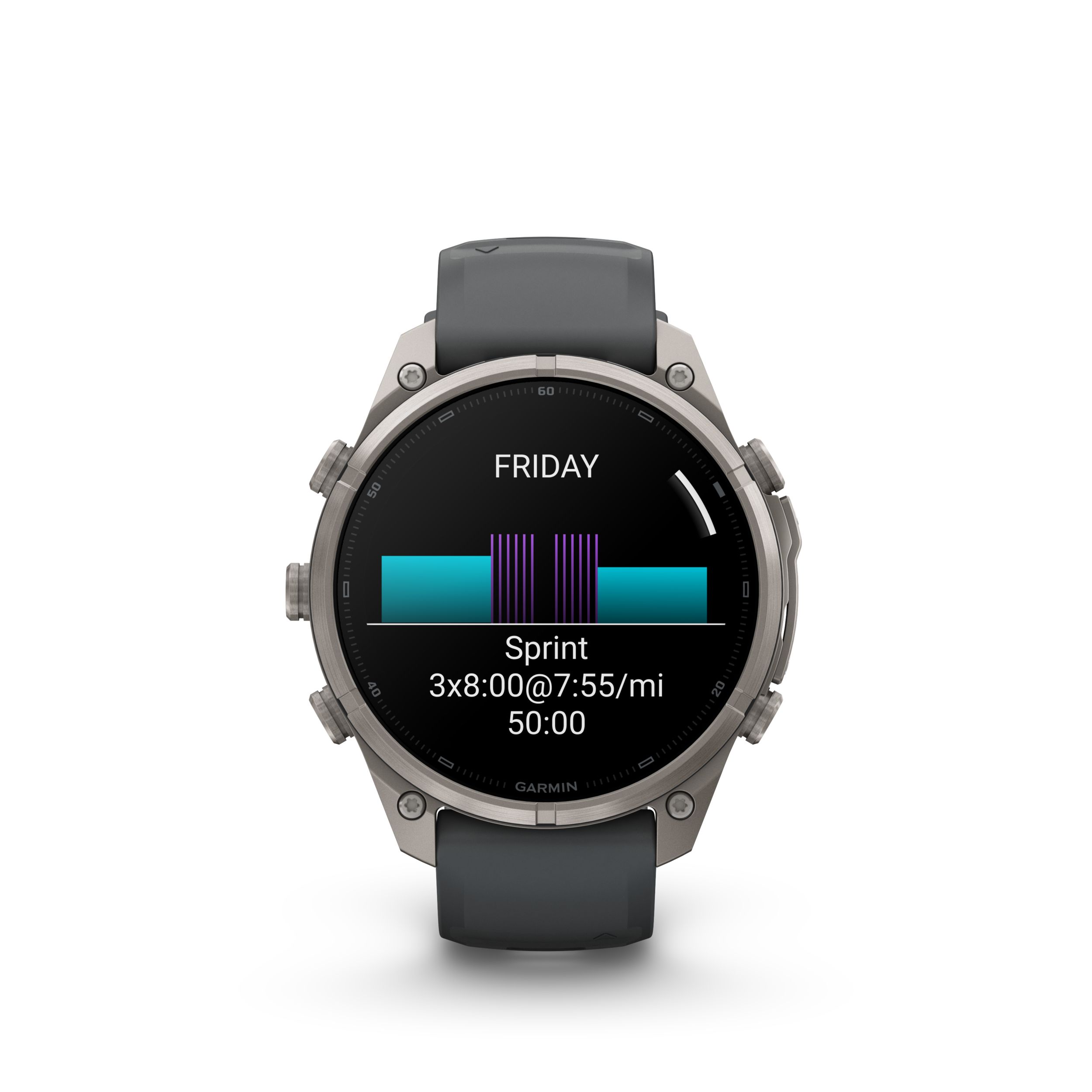 Garmin Fenix® 9 Pro 47 mm Fitness Watch Front_Flat