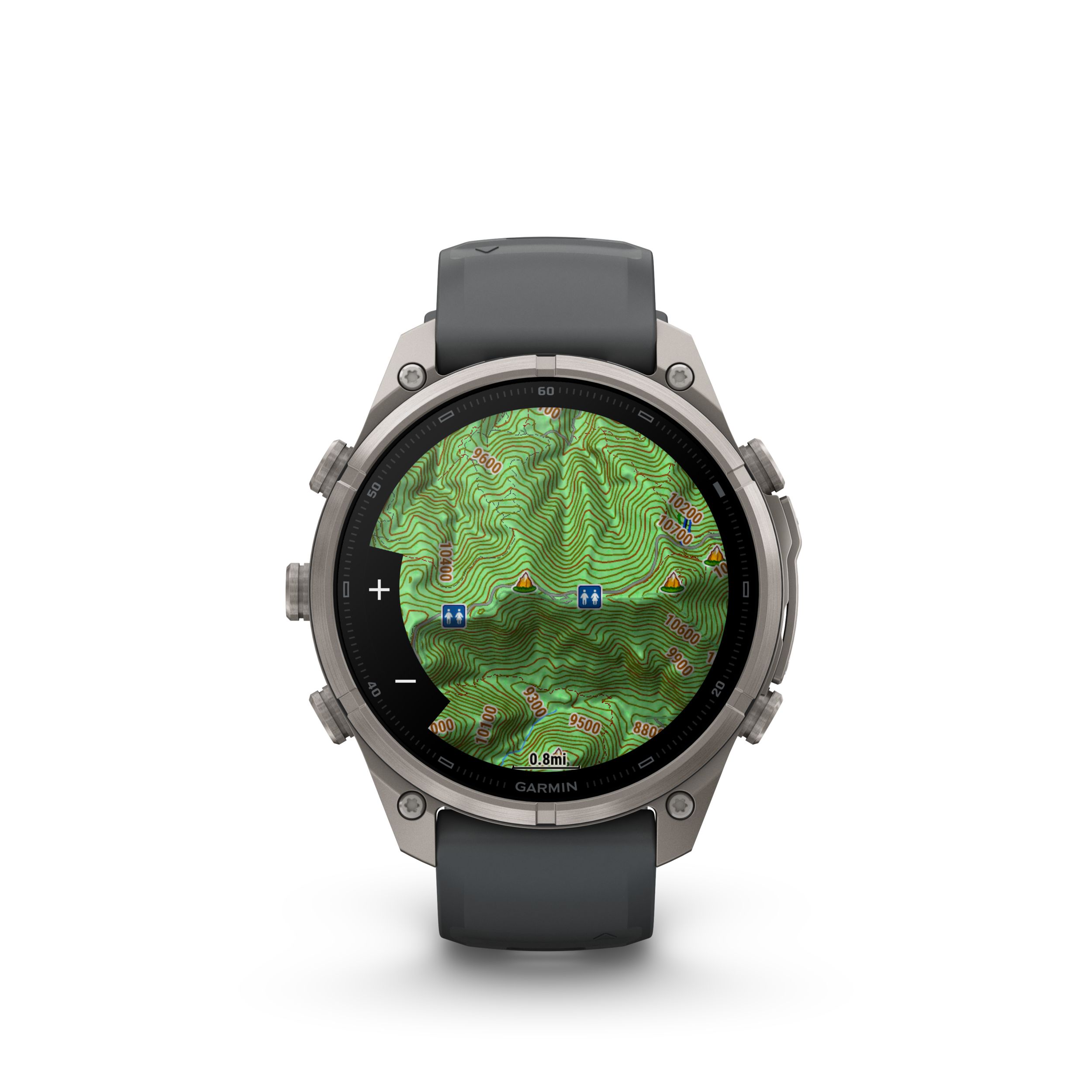 Garmin Fenix® 9 Pro 47 mm Fitness Watch Front_Flat