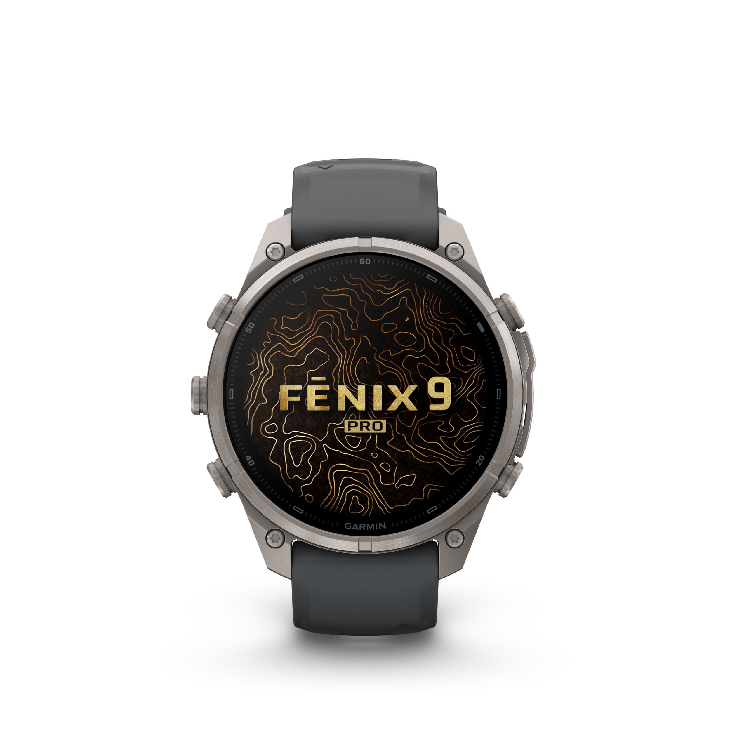 Garmin Fenix® 9 Pro 47 mm Fitness Watch Front_Flat