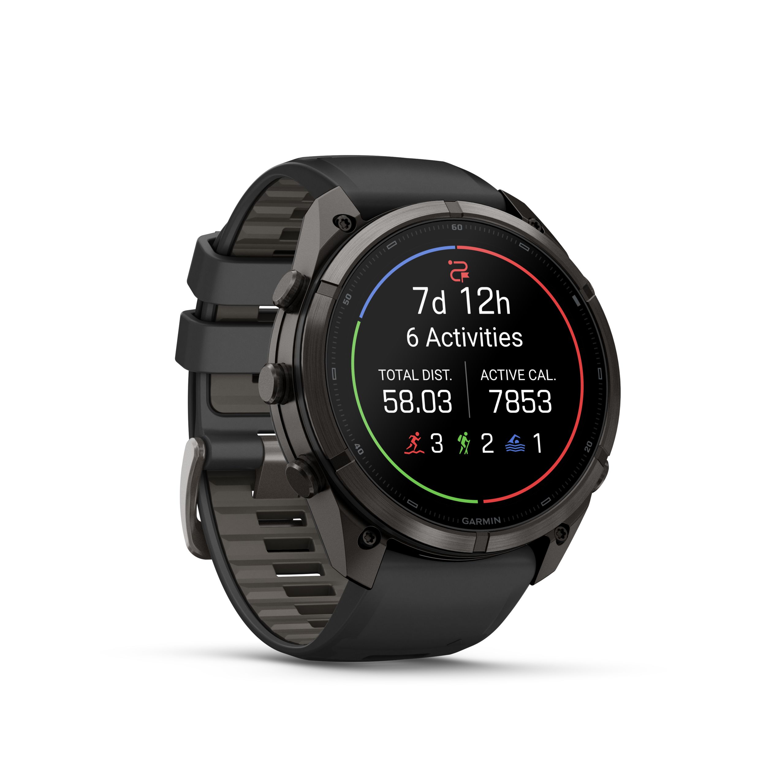 Garmin Fenix® 9 Pro 51 mm Fitness Watch Front_Angled_Right