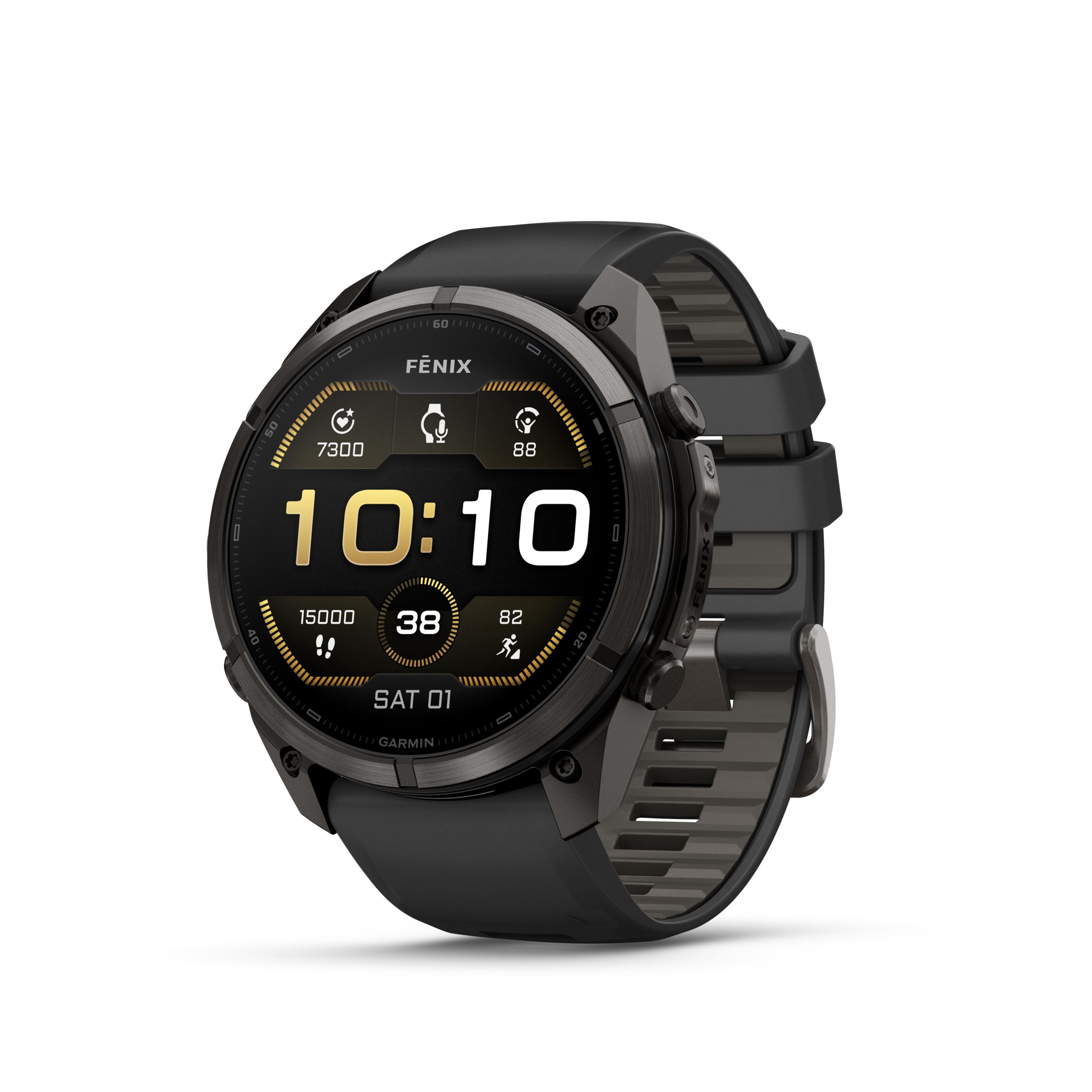 Garmin Fenix® 9 Pro 51 mm Fitness Watch Front_Angled_Left