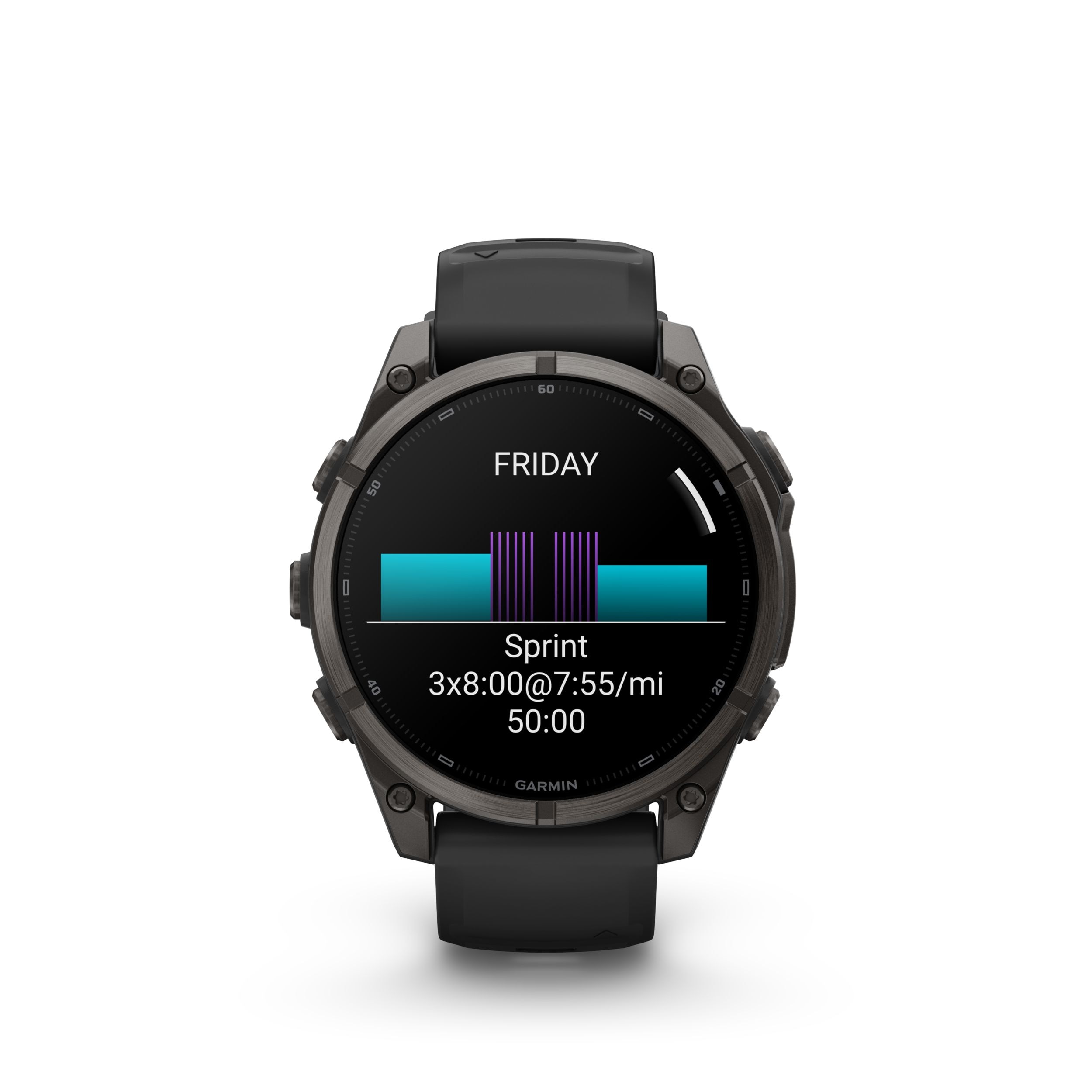 Garmin Fenix® 9 47 mm Fitness Watch Front_Flat