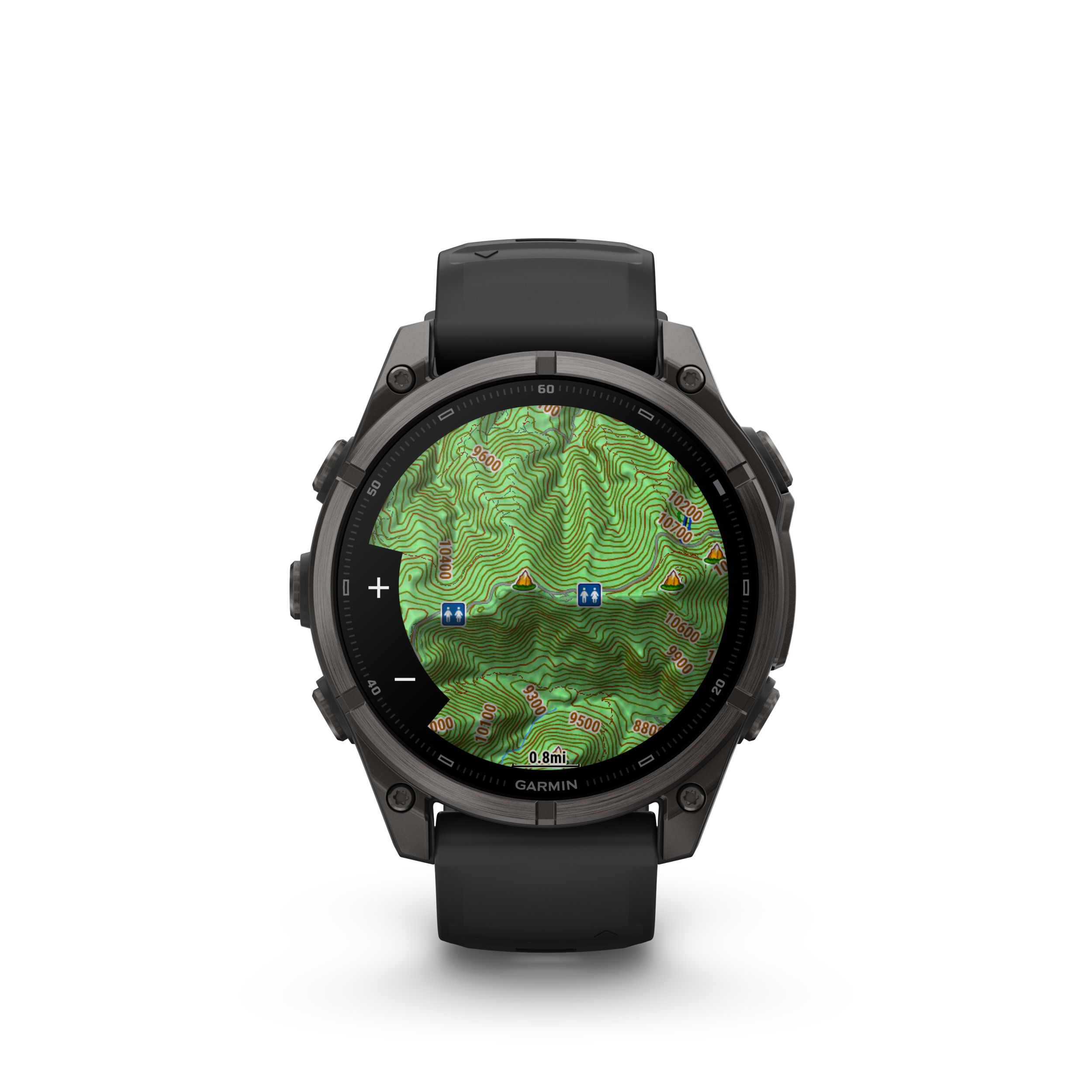 Garmin Fenix® 9 47 mm Fitness Watch Front_Flat