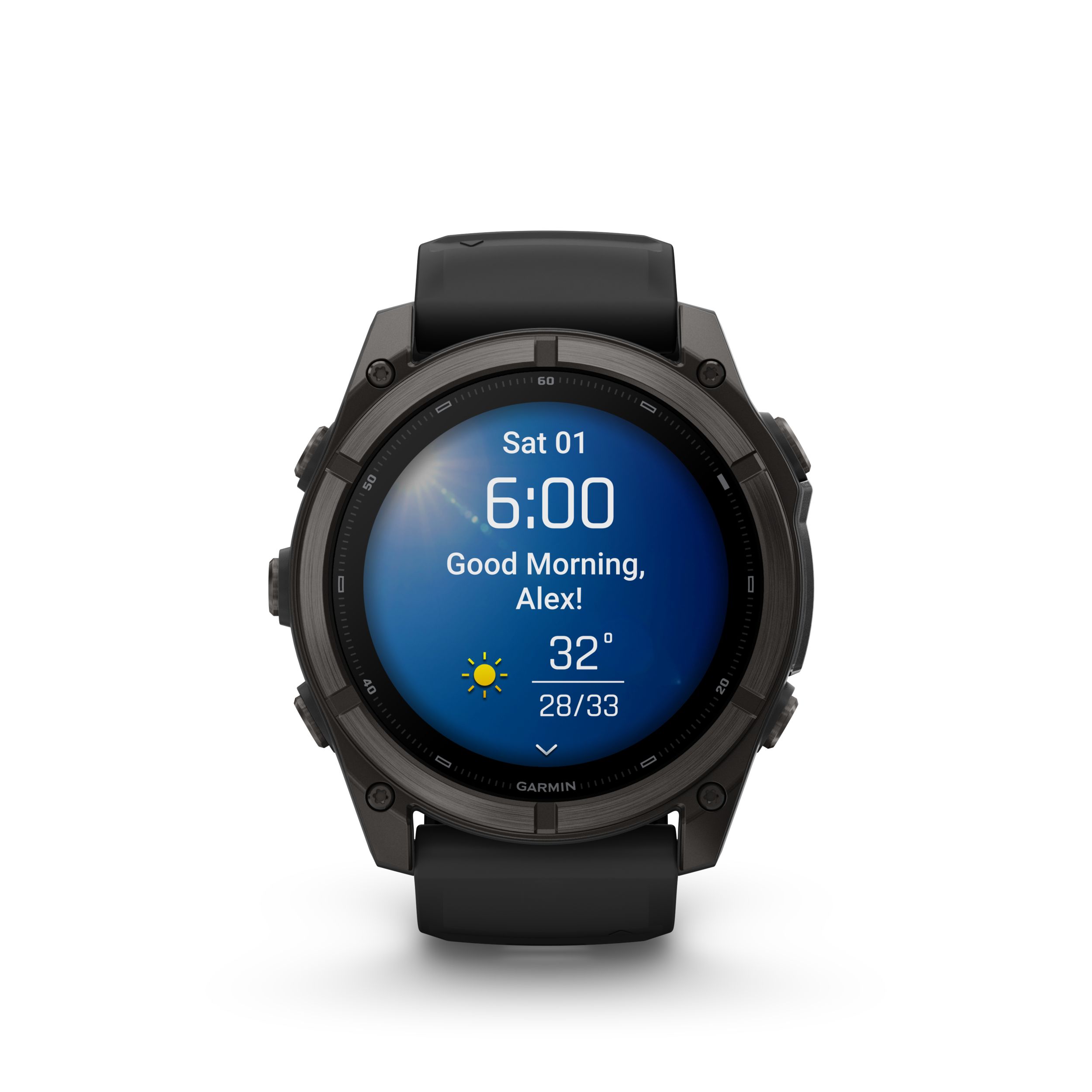 Garmin Fenix® 9 51 mm Fitness Watch Front_Flat