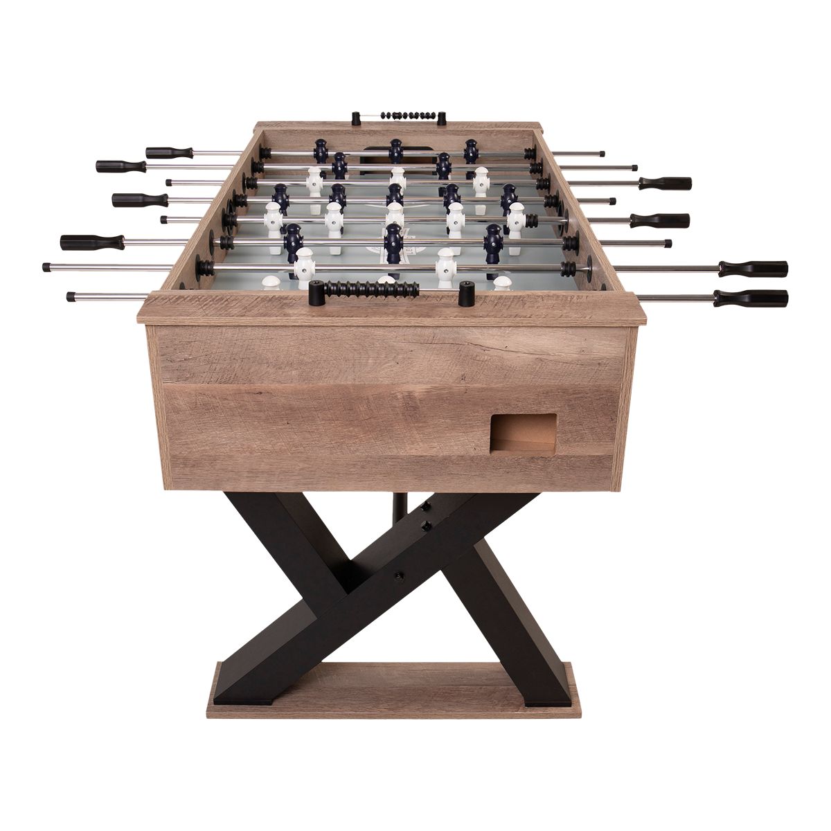 Escalade American Legend 54 Inch Kirkwood Foosball Table Overhead_Plunge