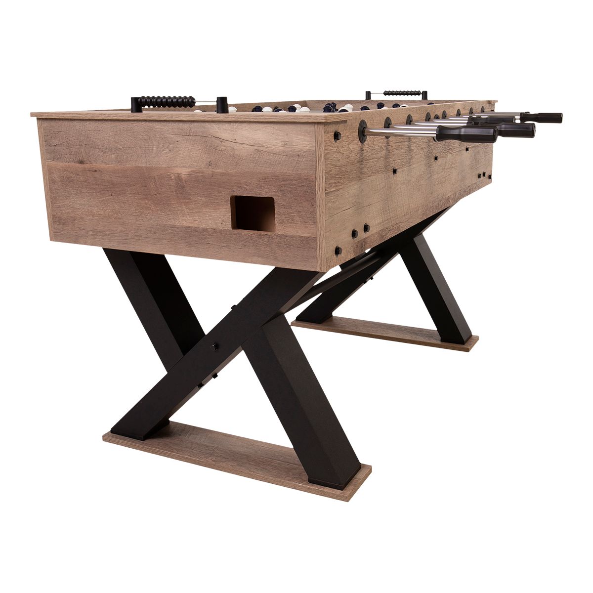 Escalade American Legend 54 Inch Kirkwood Foosball Table Back_Angled_Left