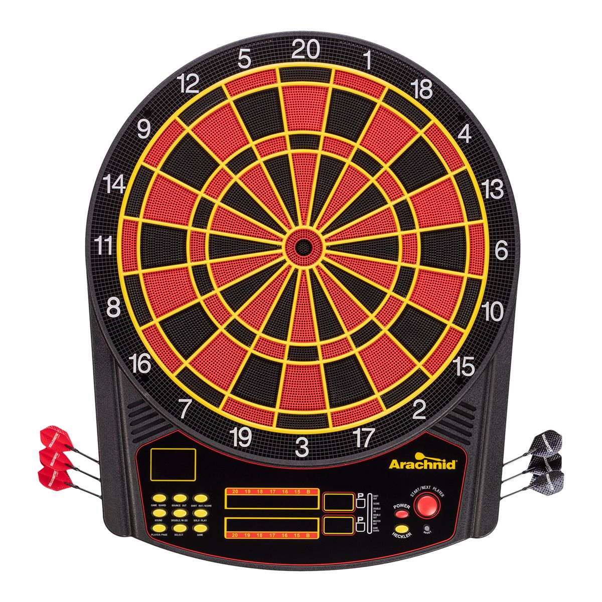 Escalade Cricket Pro 450 Electronic Dartboard Front_Flat