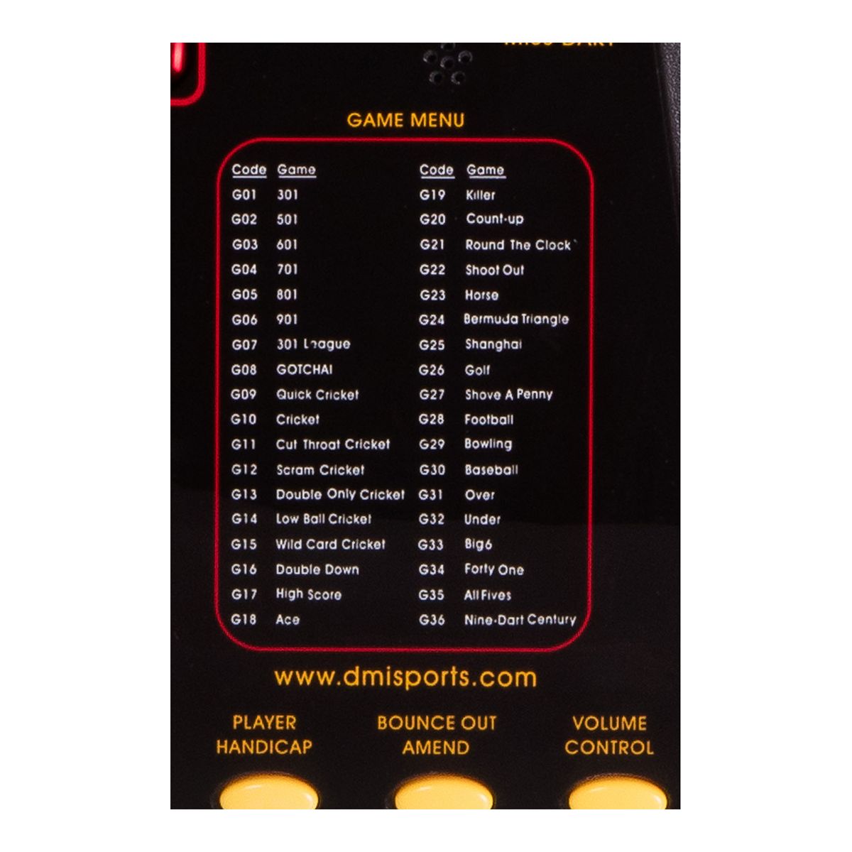 Escalade Cricket Pro 750 Electronic Dartboard CloseUp