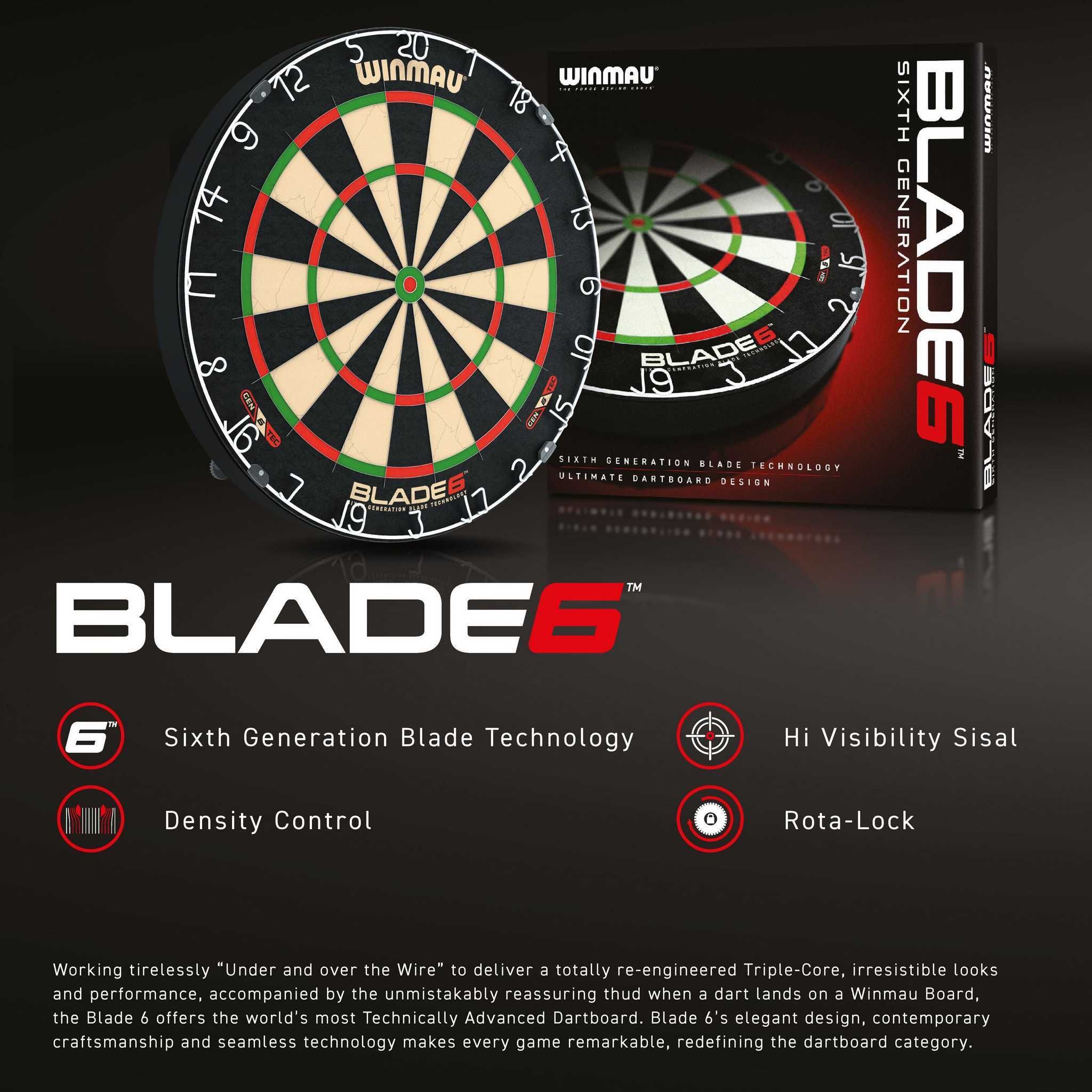 Winmau Blade 6 Dartboard Composite_or_Mixed