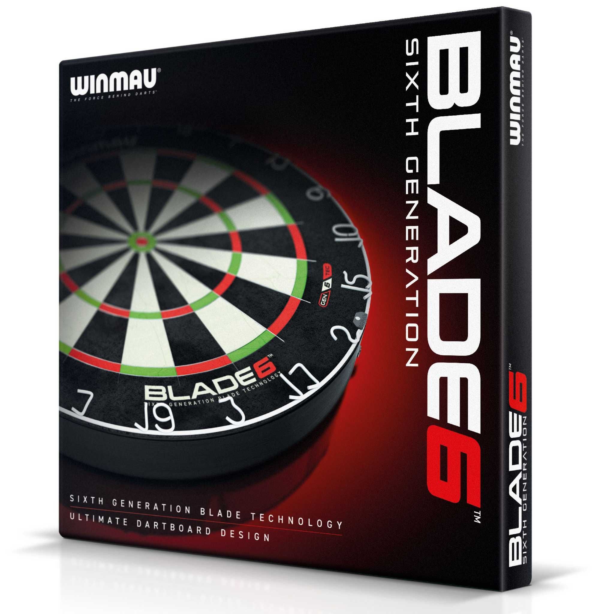 Winmau Blade 6 Dartboard Front_Angled_Left