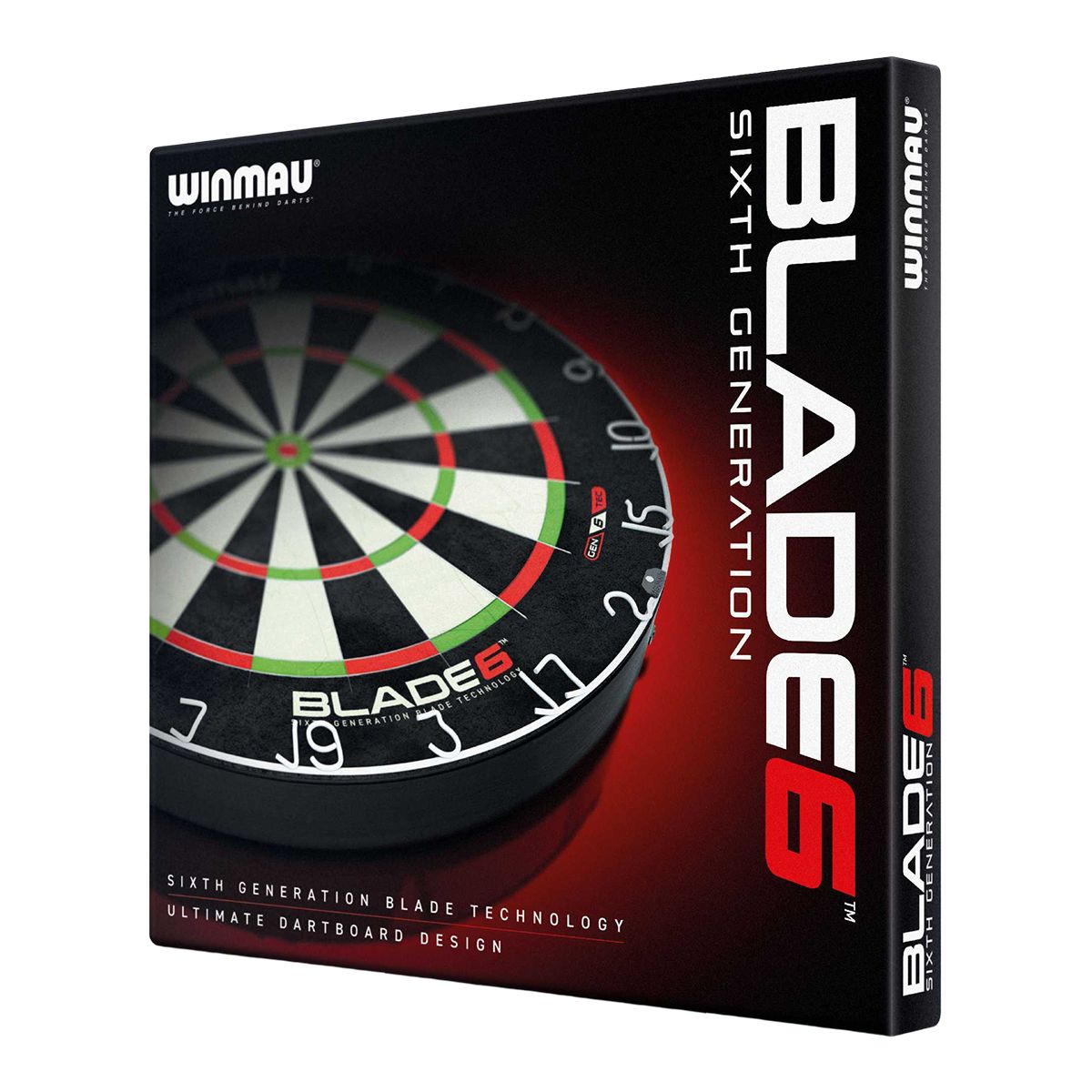 Winmau Blade 6 Dartboard Front_Angled_Left