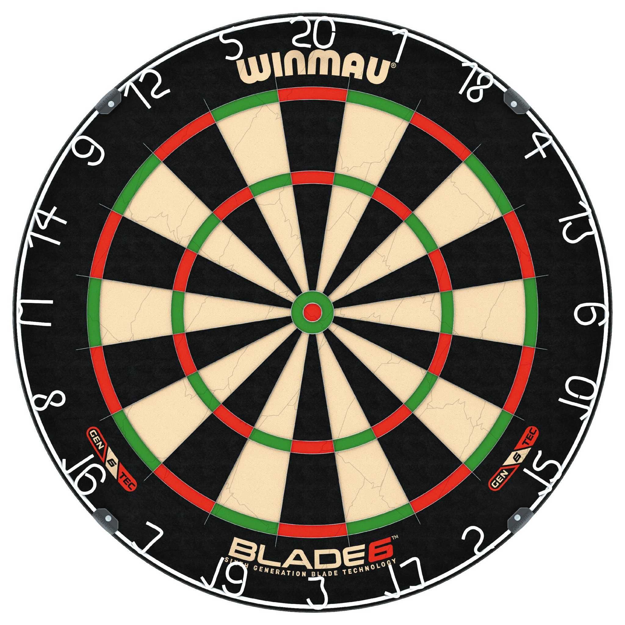 Winmau Blade 6 Dartboard Front_Flat