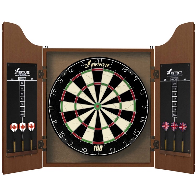 Swiftflyte Classic Darts Cabinet Set Front_Flat